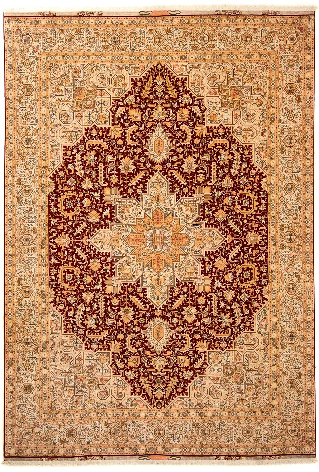 morgenland Orientteppich »Perser - Täbriz - Royal - 360 x 253 cm - dunkelro günstig online kaufen