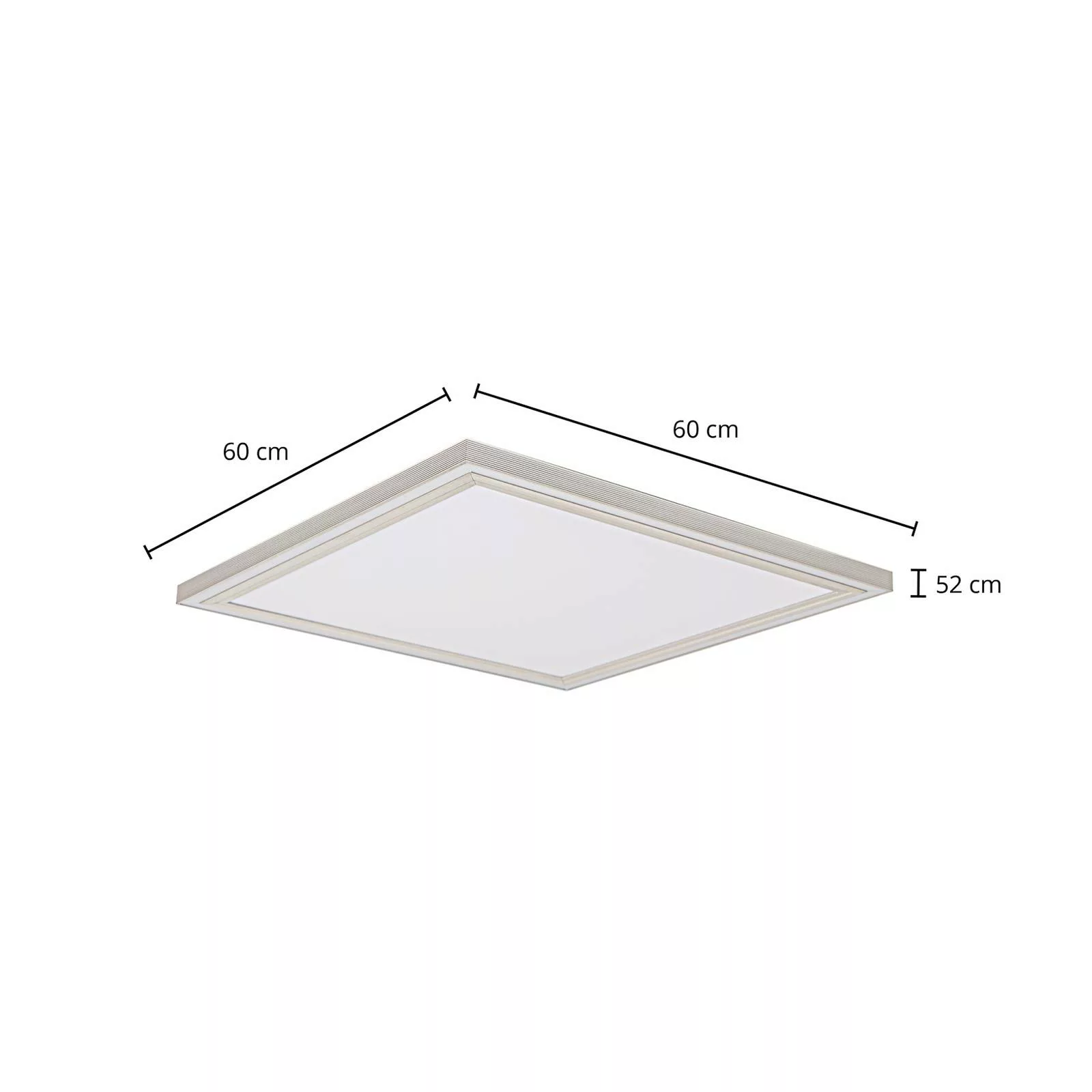 Lucande Melistro LED-Deckenlampe, RGB, eckig günstig online kaufen