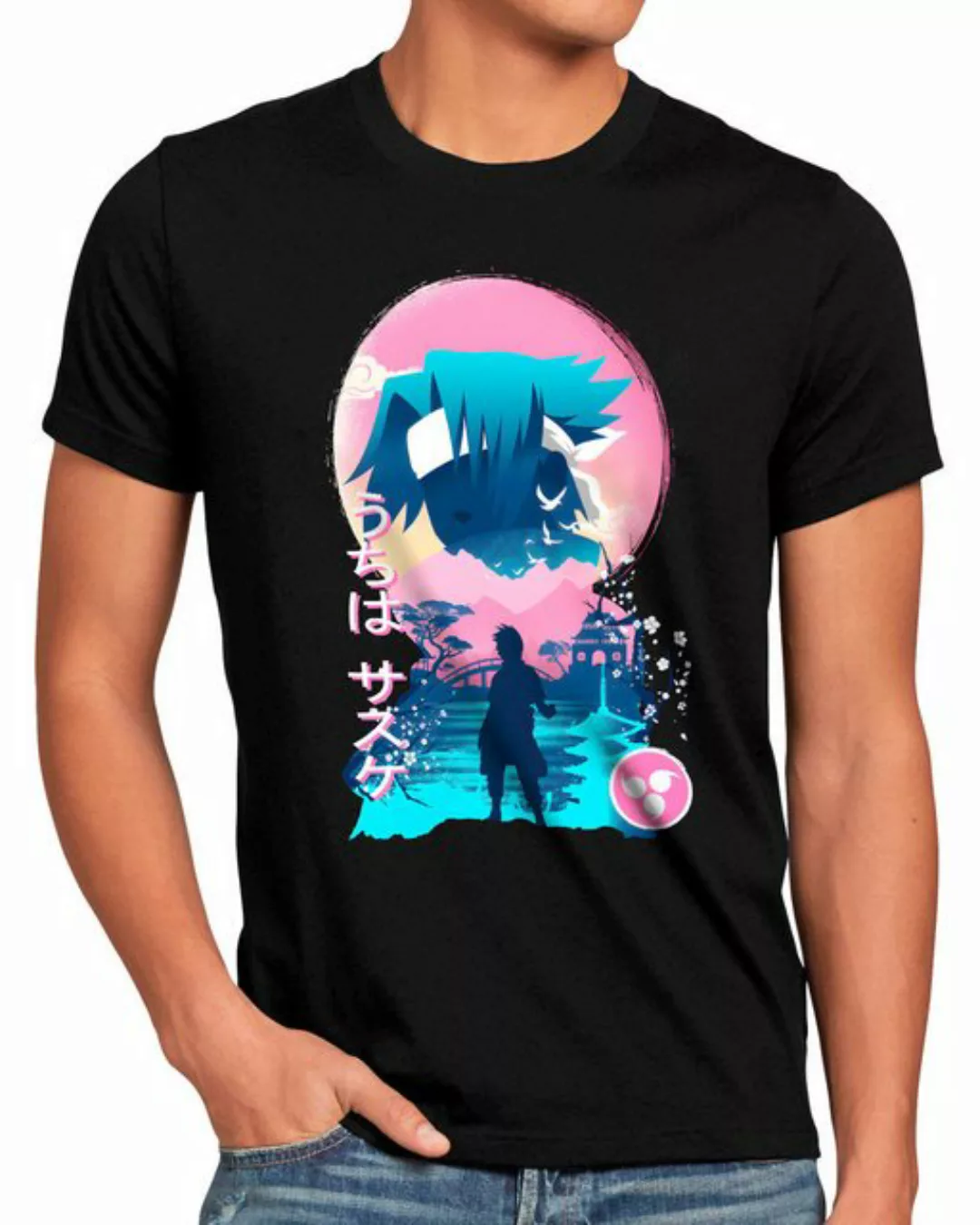 style3 Print-Shirt Herren T-Shirt Uchiha Venegance kakashi sasuke hatake na günstig online kaufen