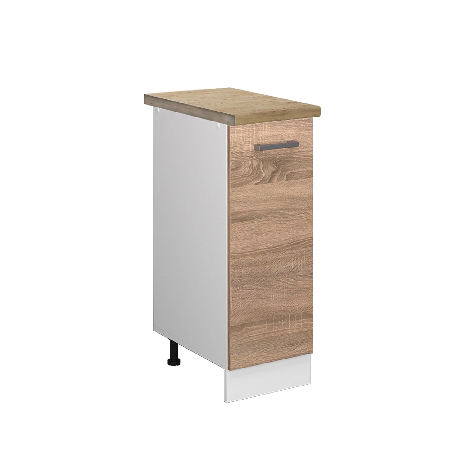 Vicco Apothekerschrank R-Line, Sonoma/Weiß, 30 cm günstig online kaufen