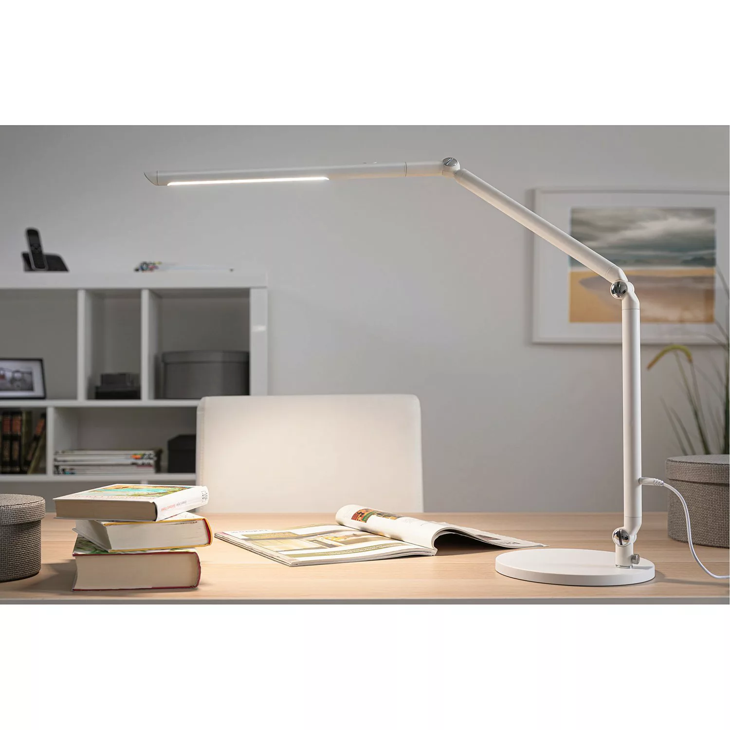 LED Tischleuchte Flexbar in Schwarz 10,6W 700lm günstig online kaufen