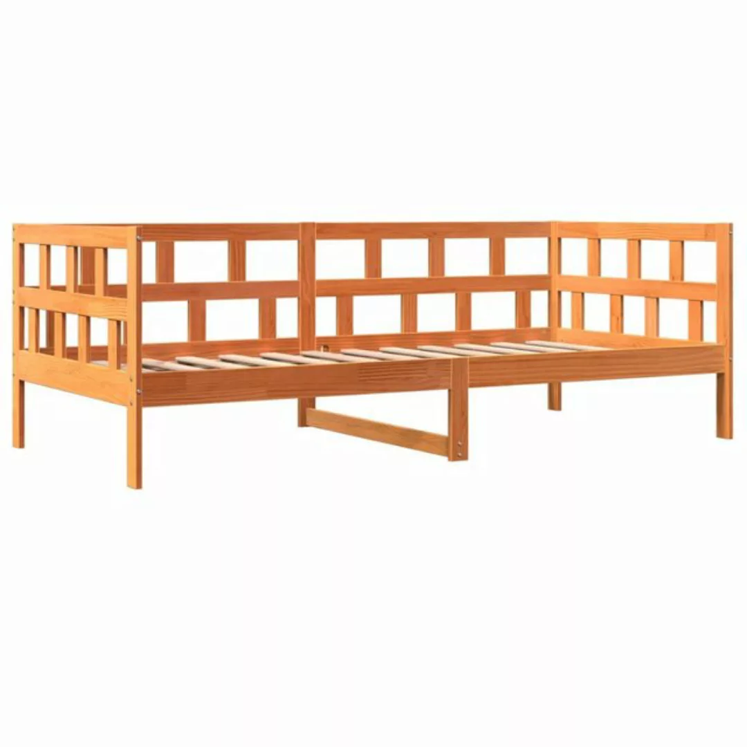 vidaXL Gästebett vidaXL Gästebett Tagesbett Wachsbraun 90x190 cm Massivholz günstig online kaufen