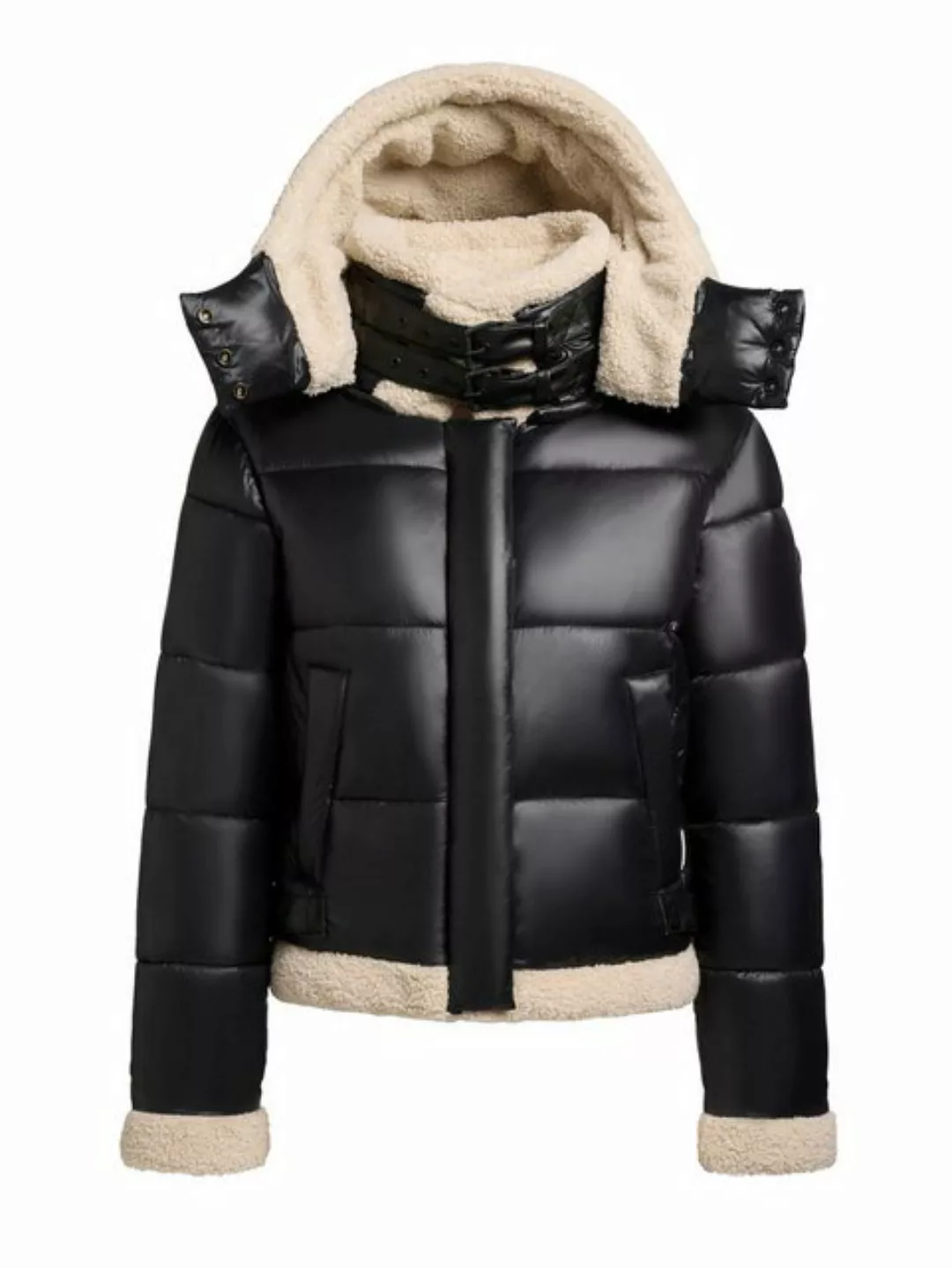 khujo Steppjacke – Steppjacke mit Teddyfell, abnehmbarer Kapuze und modisch günstig online kaufen