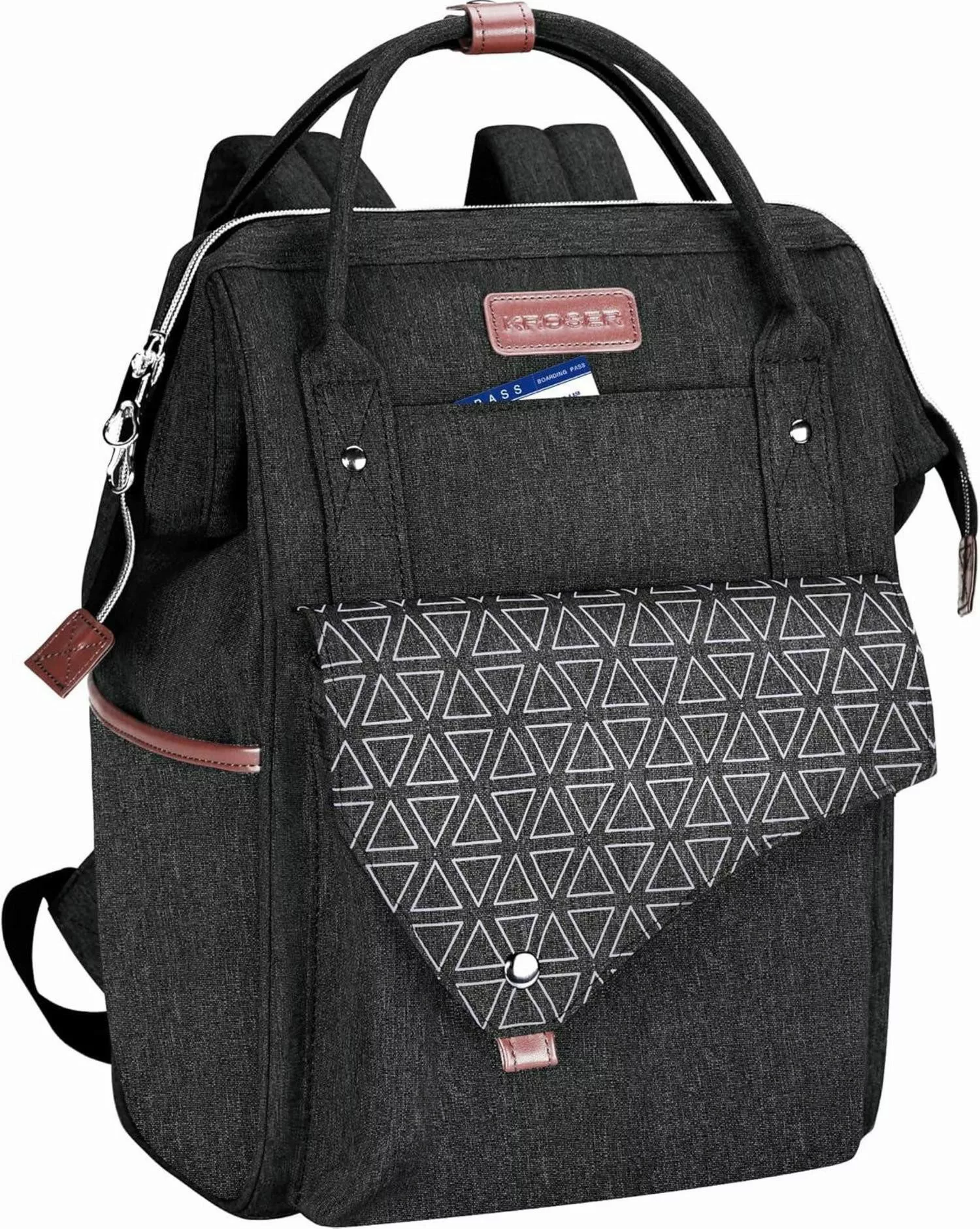 LuxusKollektion Notebook-Rucksack Laptop Rucksack Damen Schwarz günstig online kaufen