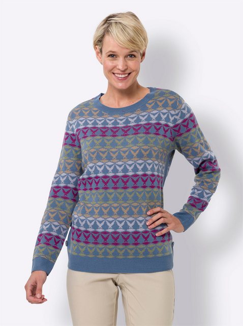 Sieh an! Strickpullover Rundhalspullover günstig online kaufen