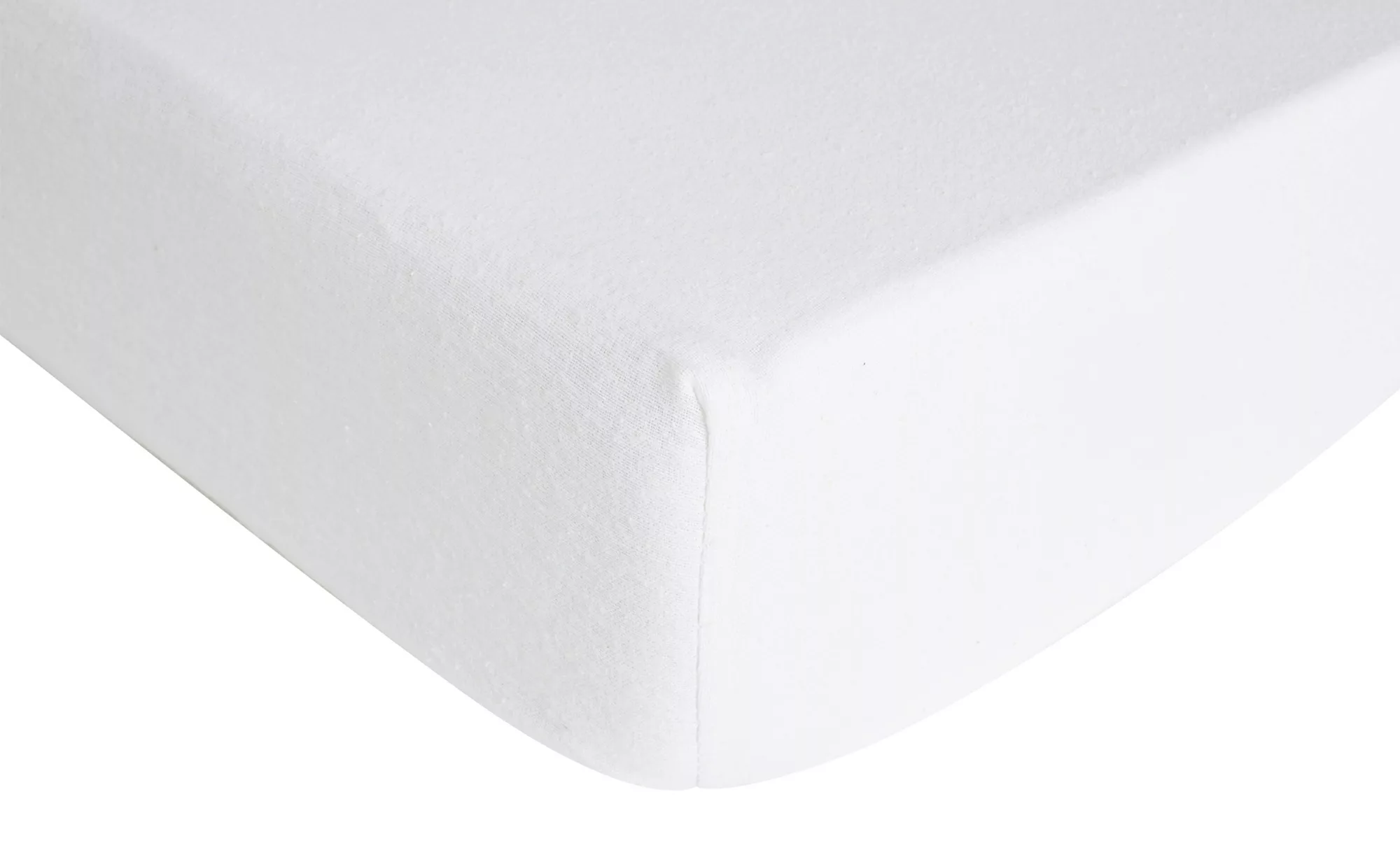 Flanell Spannbetttuch - weiß - 100 % Baumwolle - 150 cm - Sconto günstig online kaufen