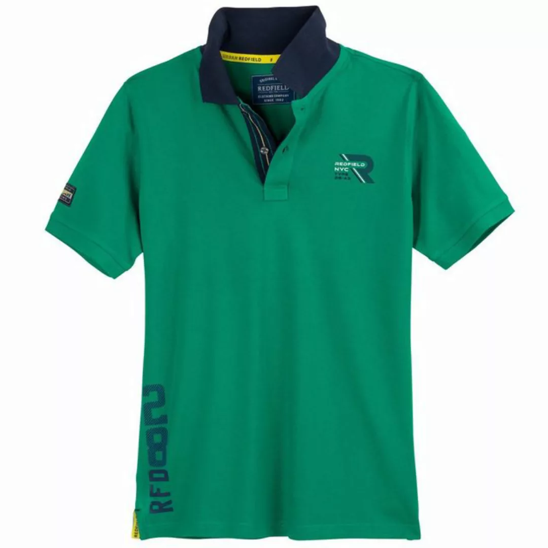 redfield Poloshirt Große Größen Herren Poloshirt grün sportive Details Redf günstig online kaufen