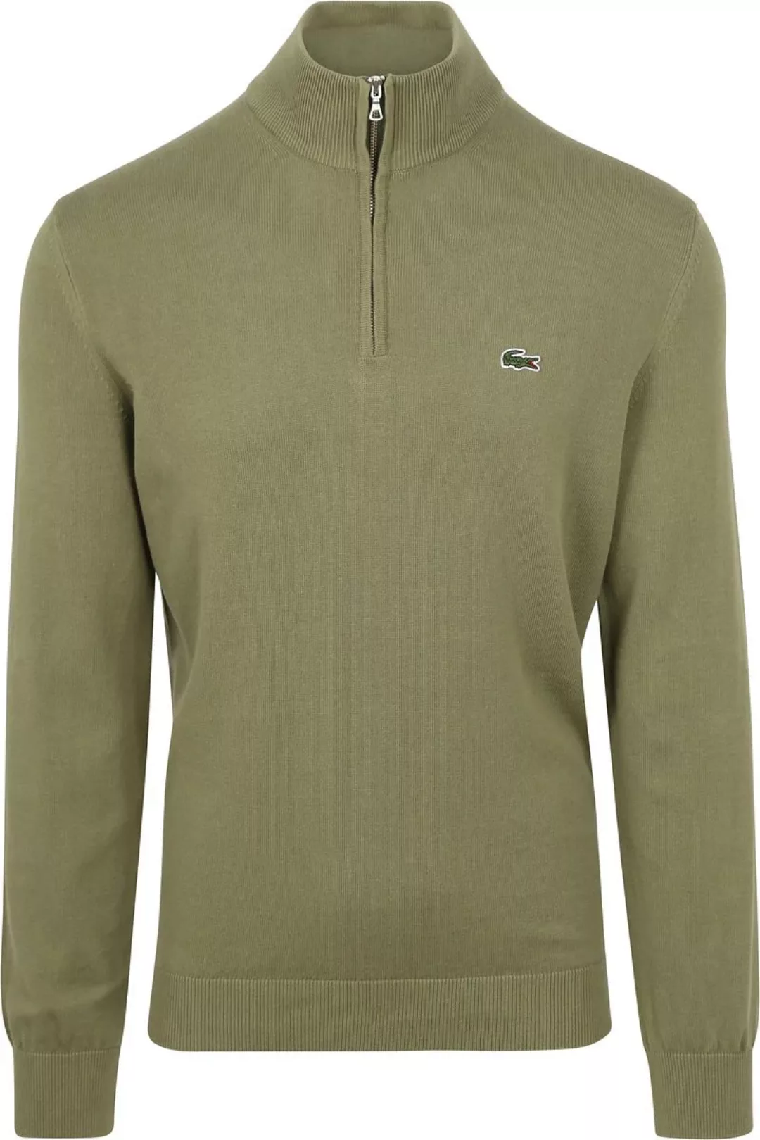 Lacoste Pullover Zipper Khaki - Größe M günstig online kaufen