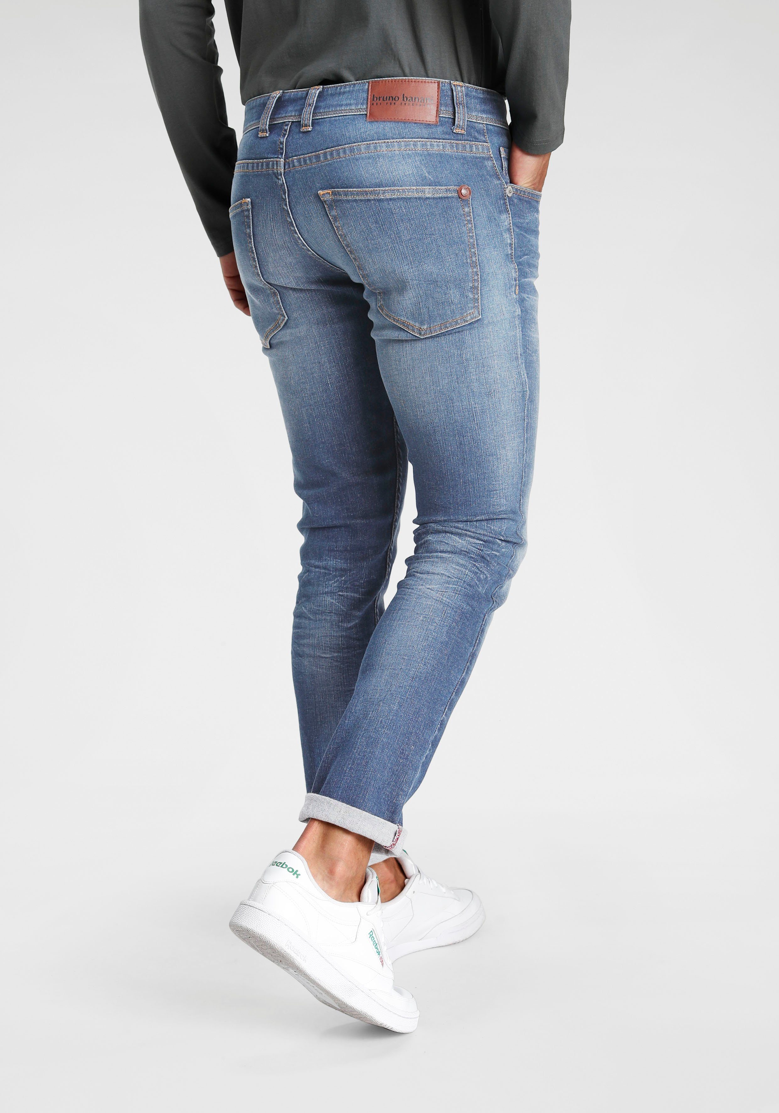 Bruno Banani Slim-fit-Jeans "Jimmy (Stretch)", schmale Beinform, niedrige L günstig online kaufen