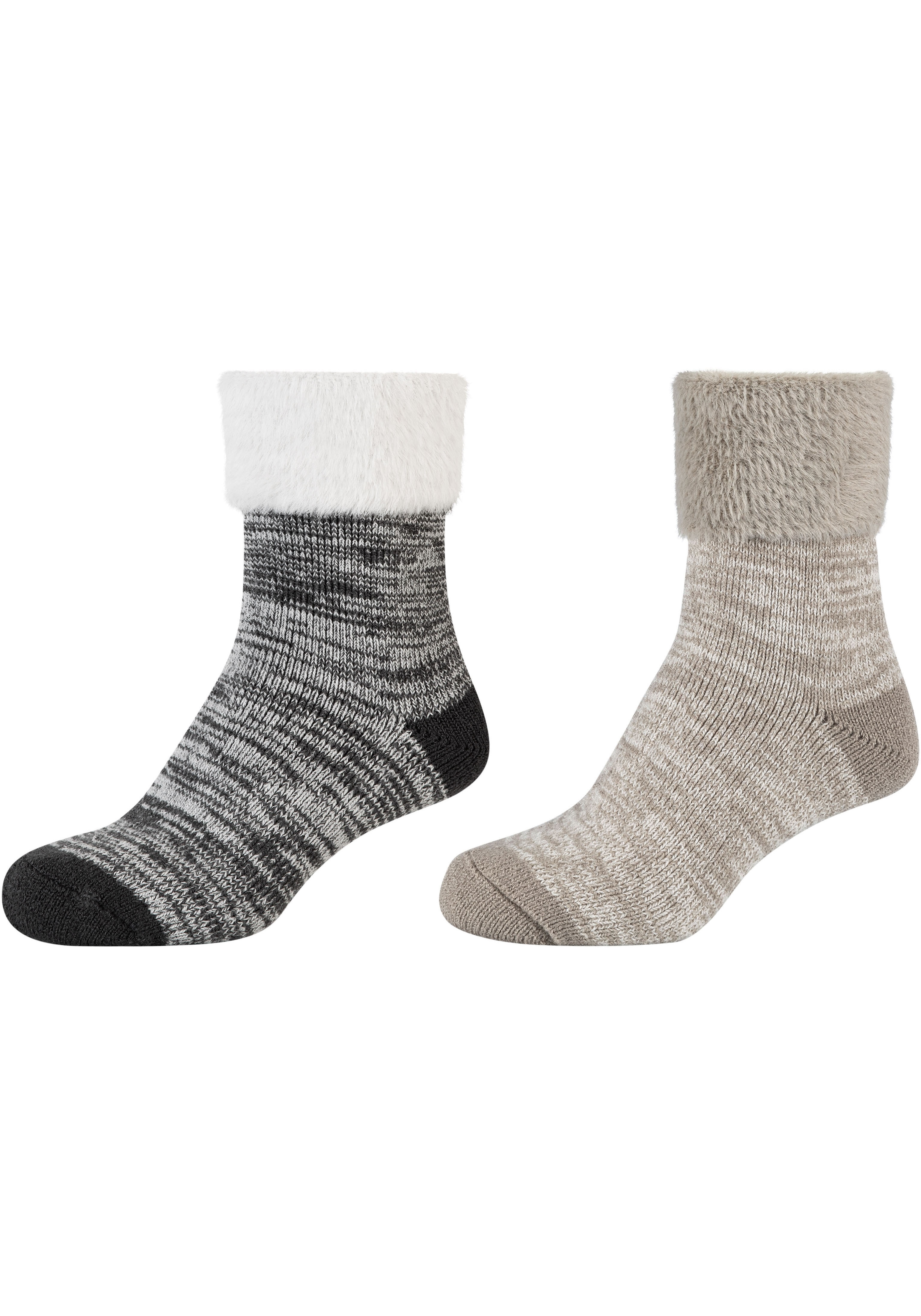 Camano Socken "warm & cozy", (2 Paar), Mouline Cosy Socks, wärmende Qualitä günstig online kaufen
