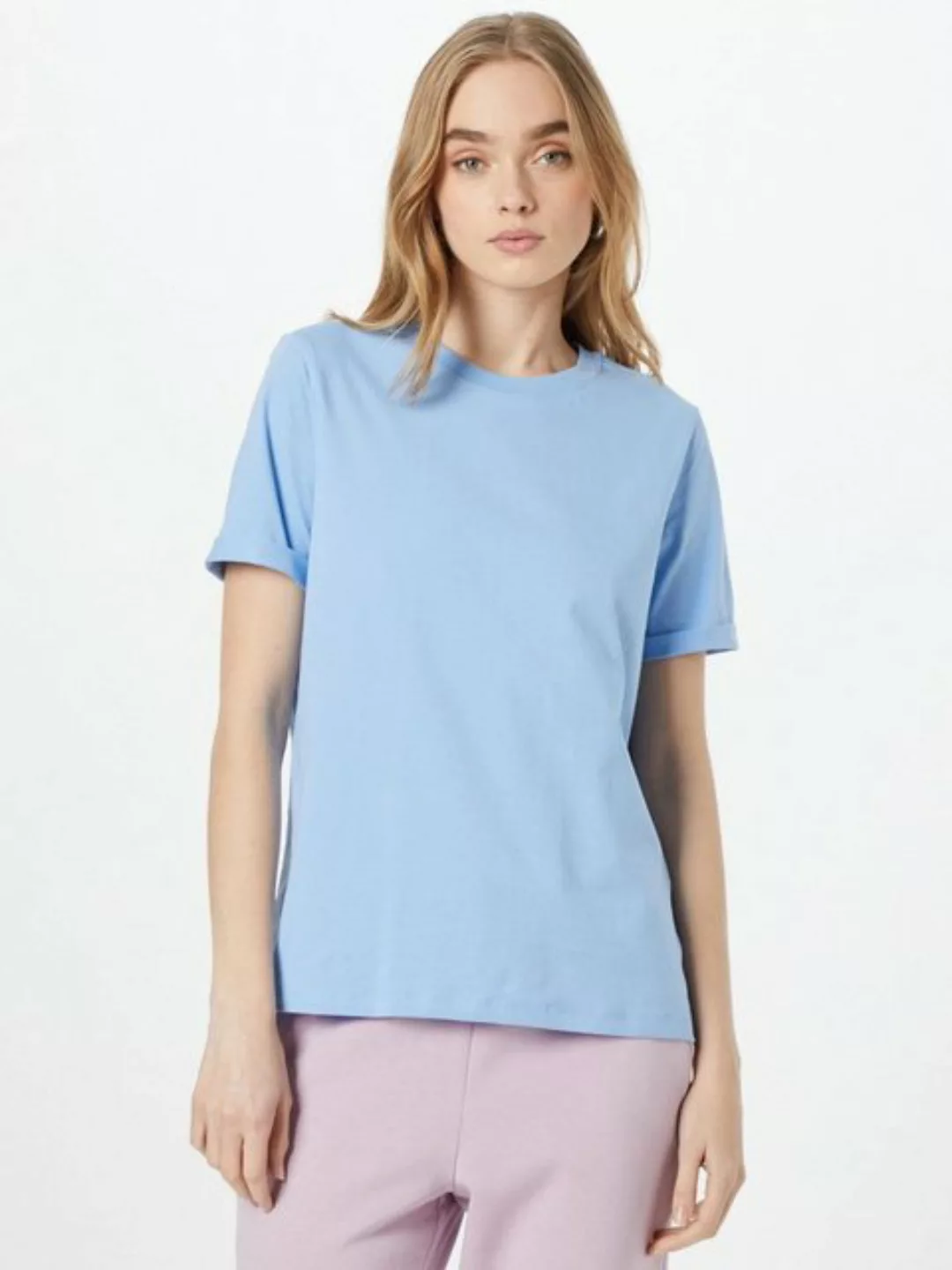 pieces Rundhalsshirt PCRIA SS FOLD UP SOLID TEE NOOS BC günstig online kaufen