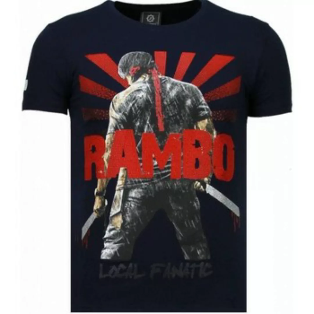 Local Fanatic  T-Shirt Rambo Shine Strass günstig online kaufen