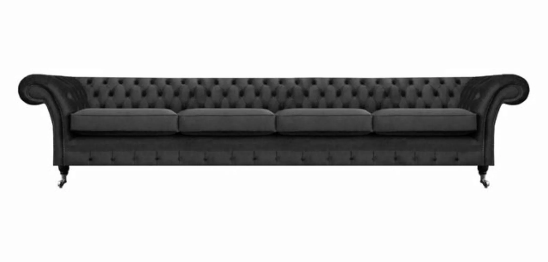 JVmoebel 4-Sitzer Wohnzimmer Sofa Viersitzer Couch Textil Einrichtung Schwa günstig online kaufen