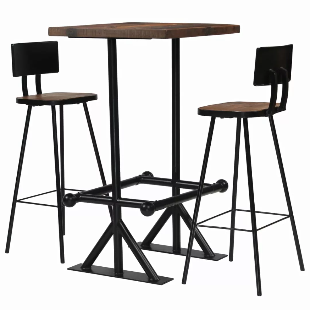 Bar-set 3-tlg. Altholz Massiv günstig online kaufen