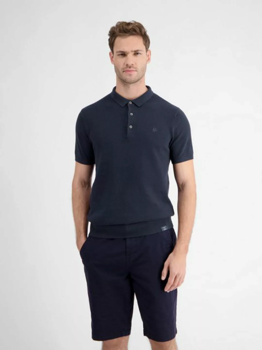 LERROS Poloshirt "LERROS Gestreiftes Strickpoloshirt" günstig online kaufen