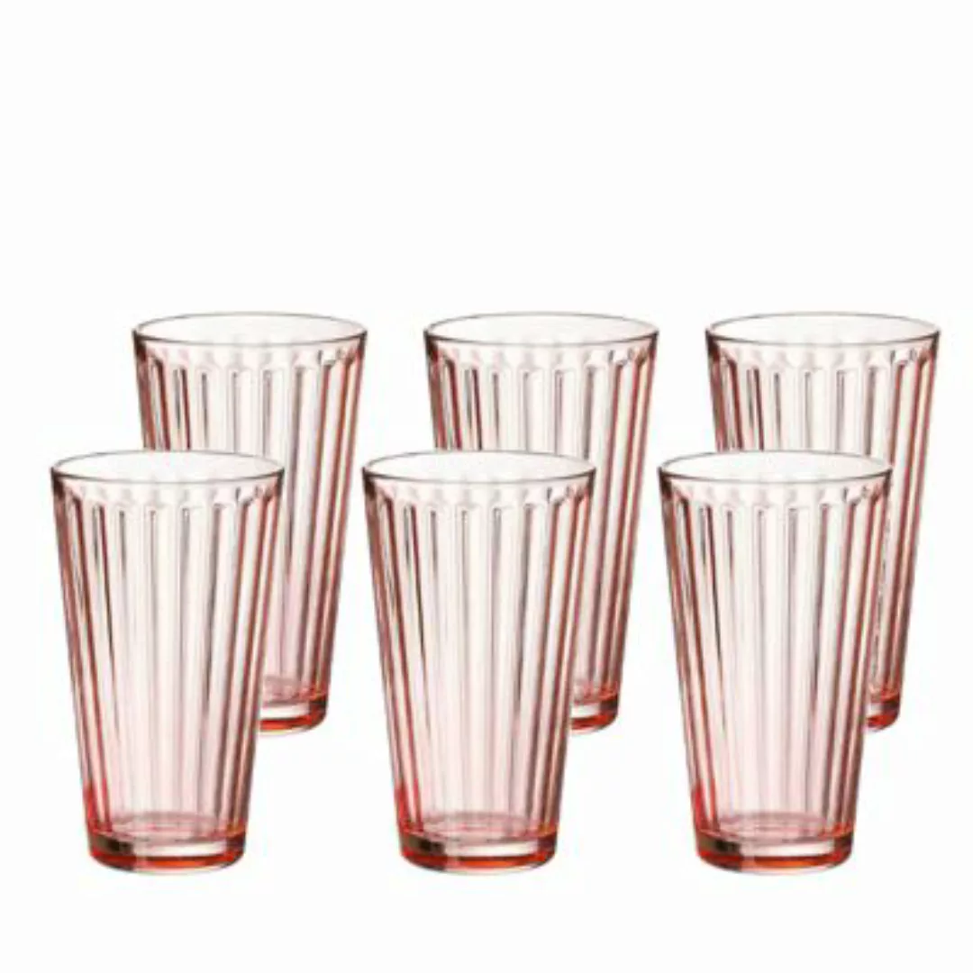 Ritzenhoff & Breker LAWE Trinkglas 6er Set Rosa Trinkgläser rosa günstig online kaufen