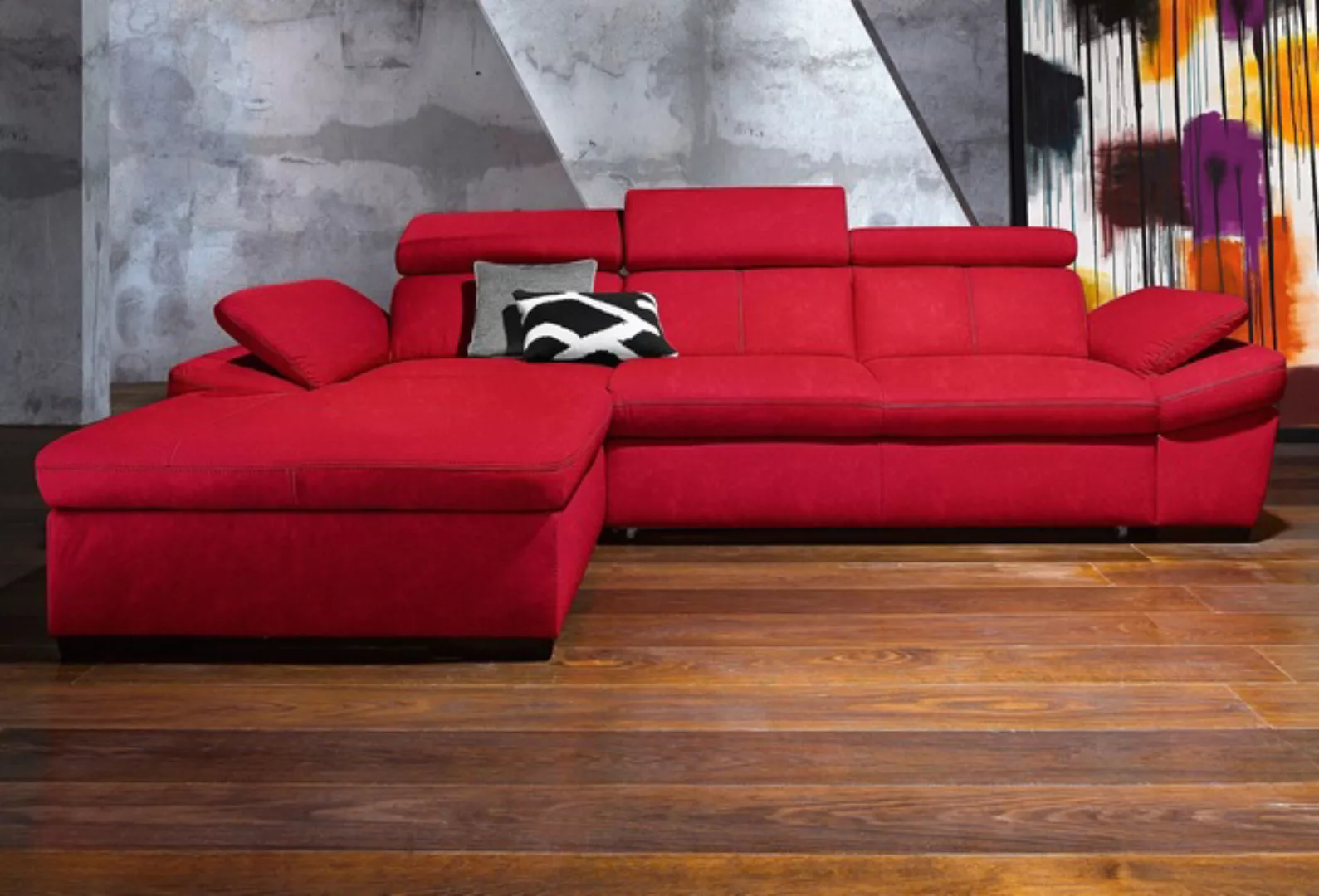 exxpo - sofa fashion Ecksofa »Salerno, klassisch modernes Funktionssofa, ho günstig online kaufen