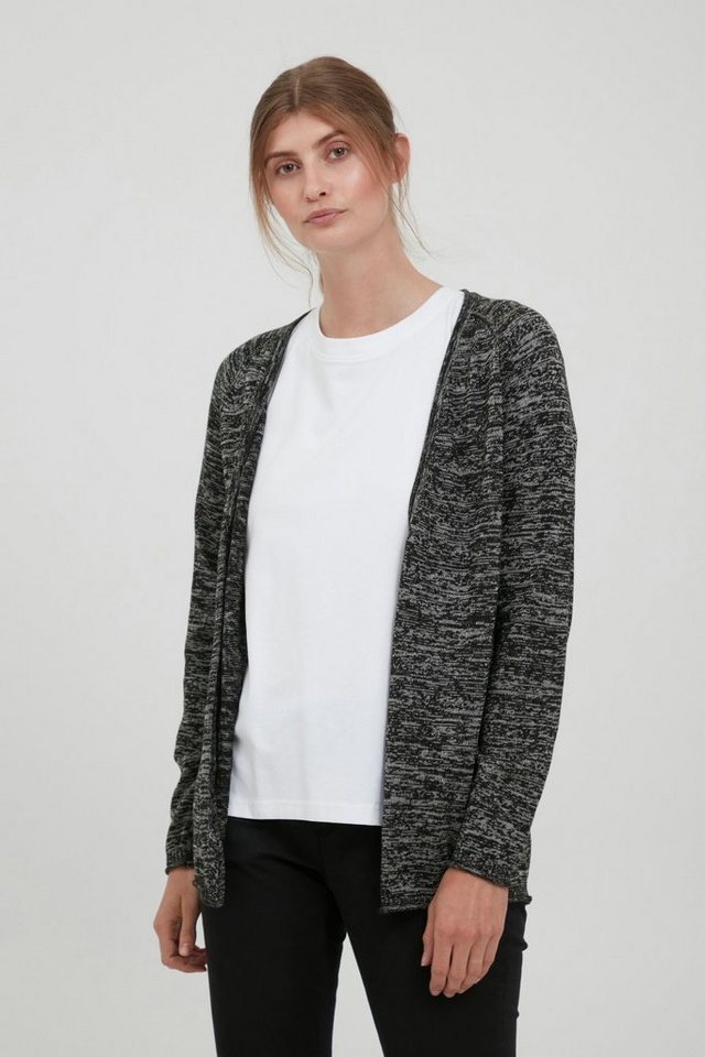 OXMO Strickjacke OXDanila Strickjacke mit aufgerollten Säumen günstig online kaufen