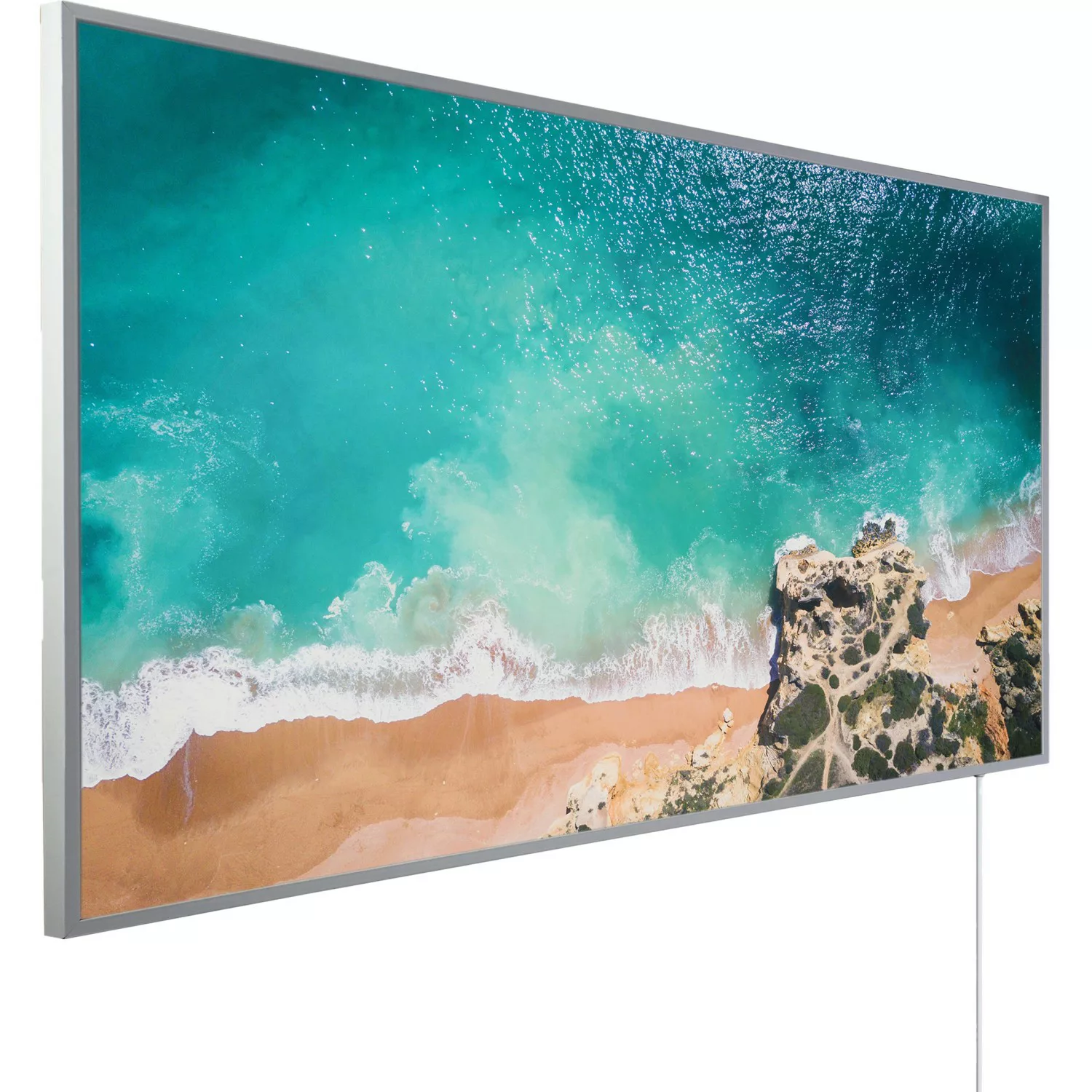 Könighaus Infrarotheizung Panorama-Serie 50 cm x 90 cm 450 W Traumstrand 2 günstig online kaufen