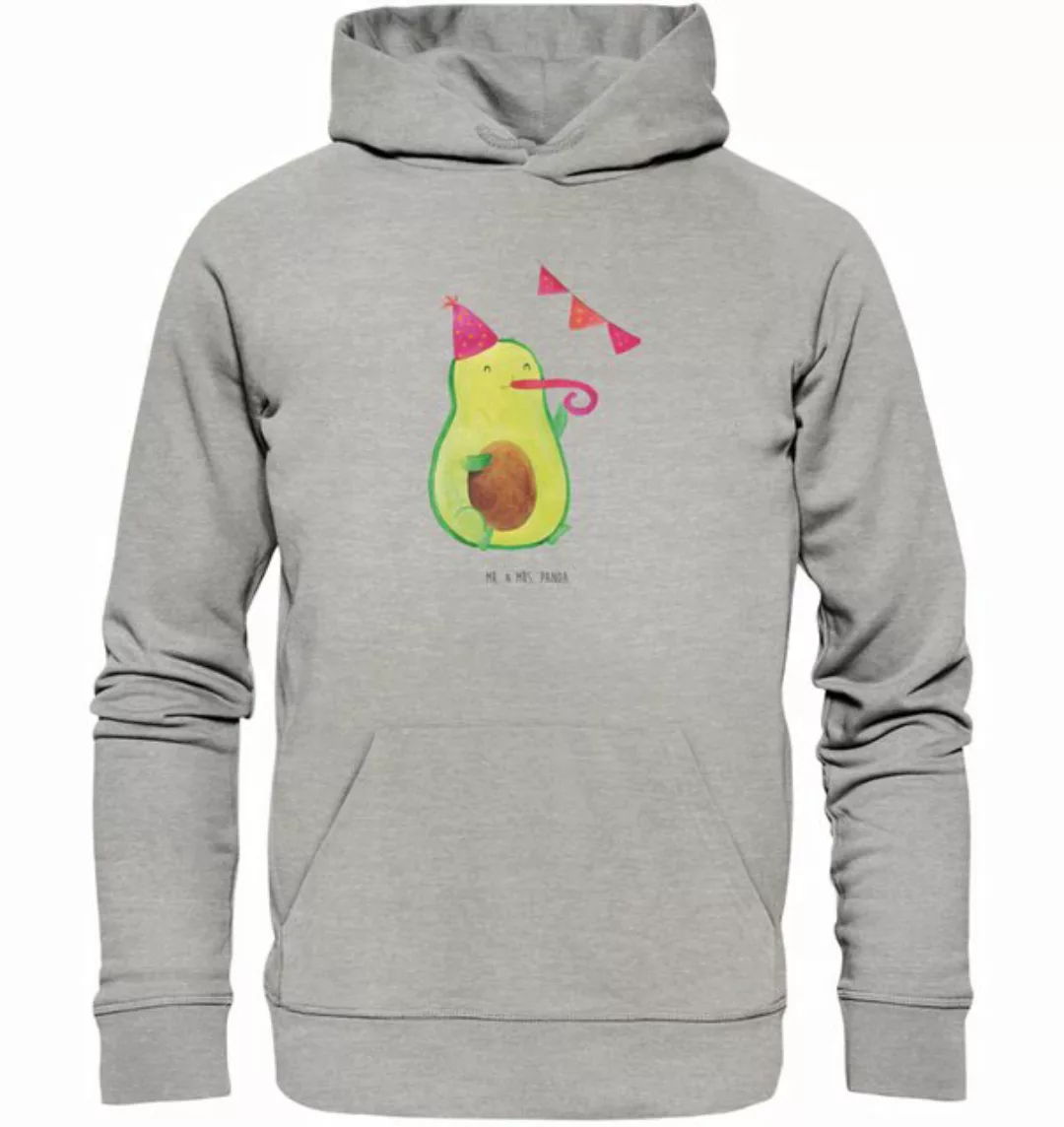 Mr. & Mrs. Panda Hoodie Größe M Avocado Party - Heather Grey - Geschenk, Ge günstig online kaufen