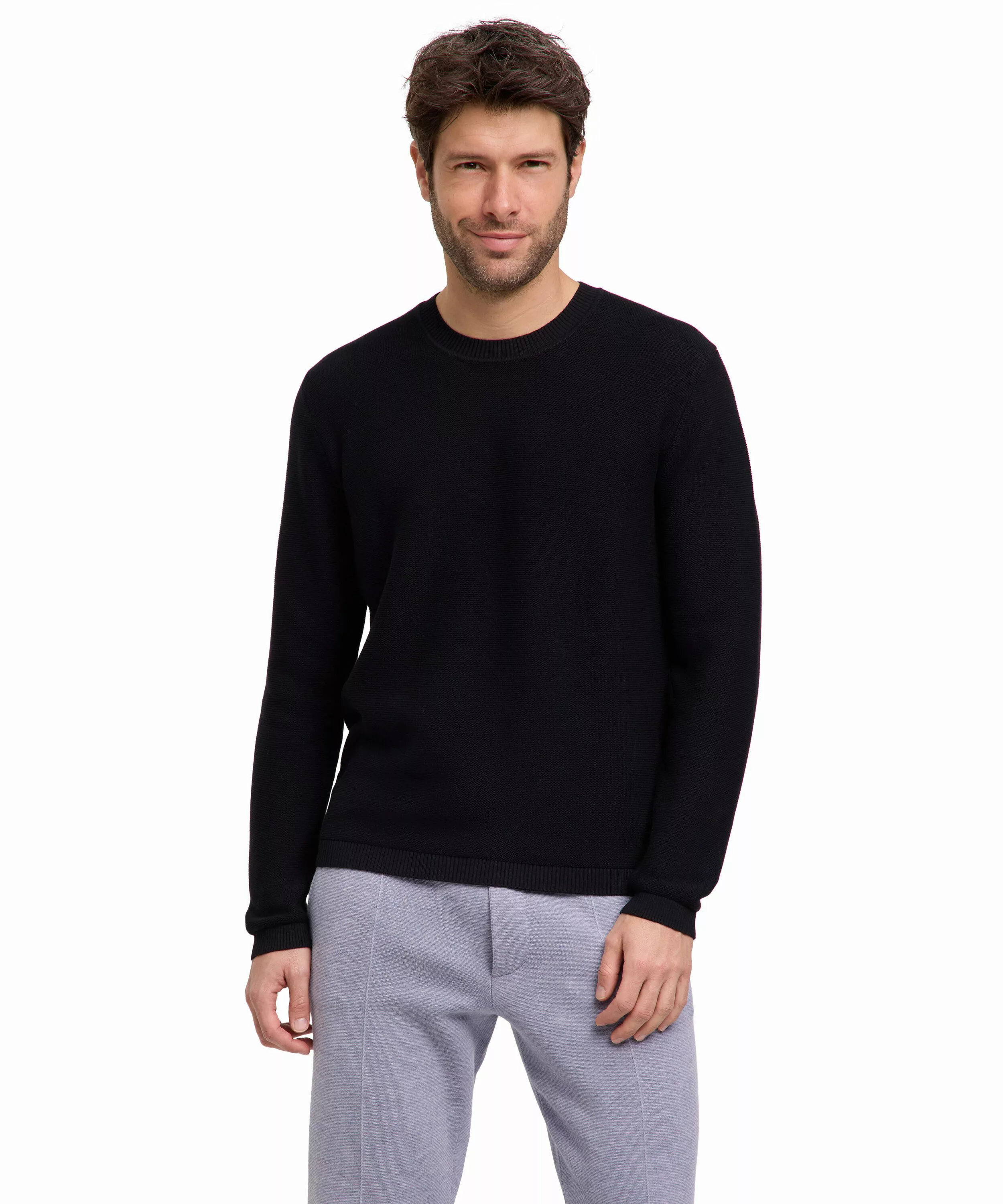 FALKE Strickpullover (1-tlg) mit Bio-Baumwolle günstig online kaufen