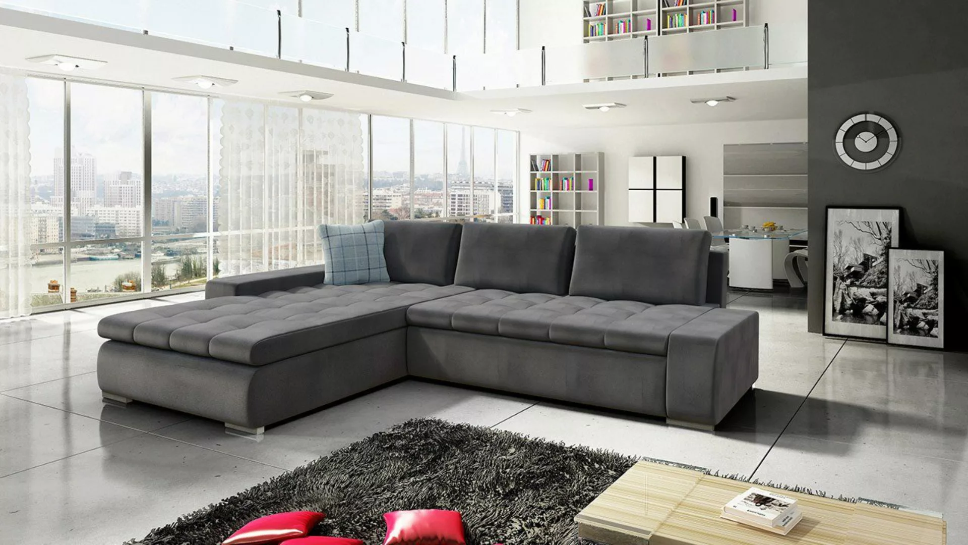 MIRJAN24 Ecksofa Orkan, mit Bettkasten und günstig online kaufen