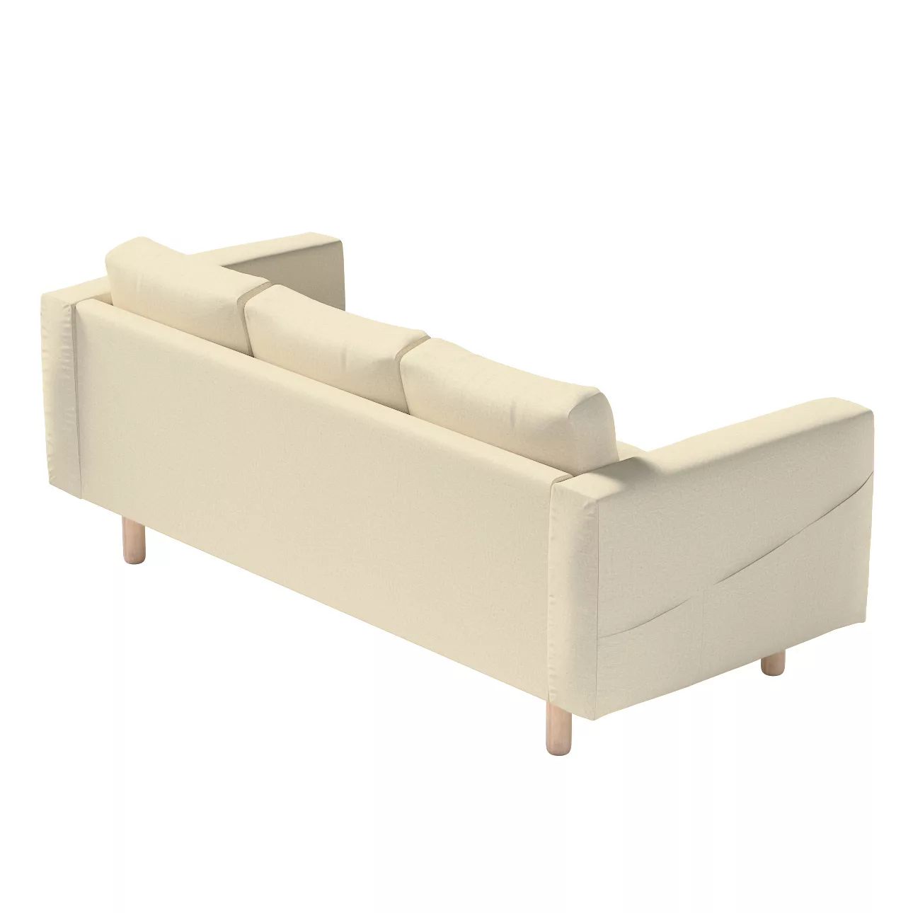 Bezug für Norsborg 3-Sitzer Sofa, ecru, Norsborg 3-Sitzer Sofabezug, Chenil günstig online kaufen