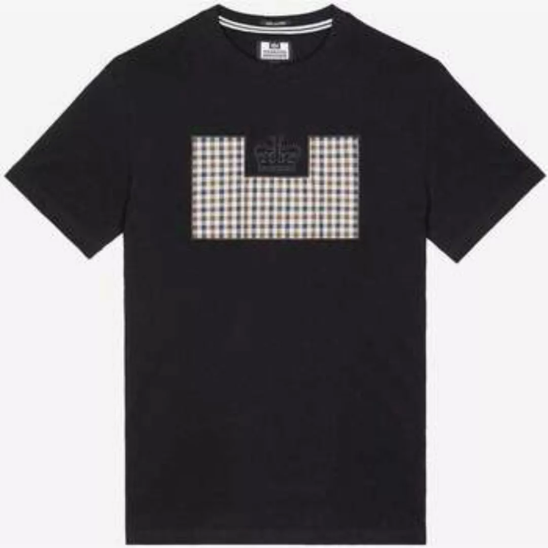 Weekend Offender  T-Shirts & Poloshirts Zapico – schwarzes Mid-House-Karomu günstig online kaufen