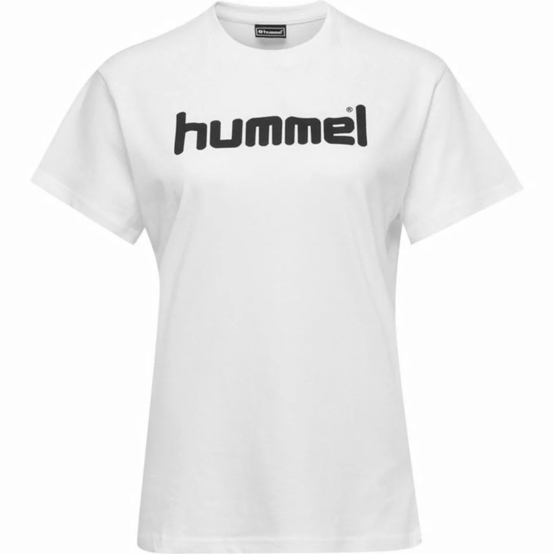 hummel T-Shirt Logo T-Shirt Kurzarm Top aus Baumwolle HMLGO HMLGO COTTON T- günstig online kaufen