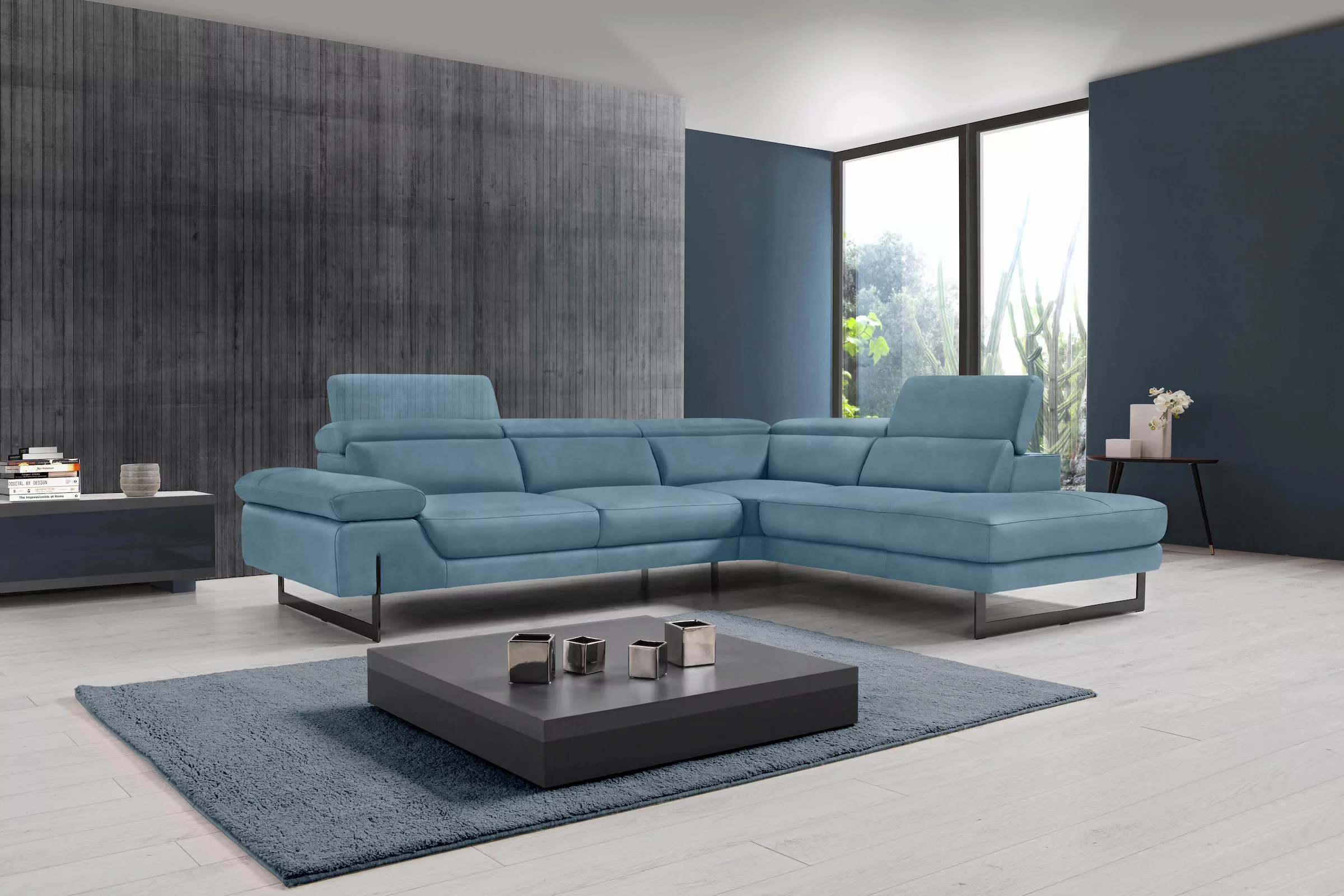 Egoitaliano Ecksofa »Queenie, extravagantes Sofa mit erstklassigem Sitzkomf günstig online kaufen