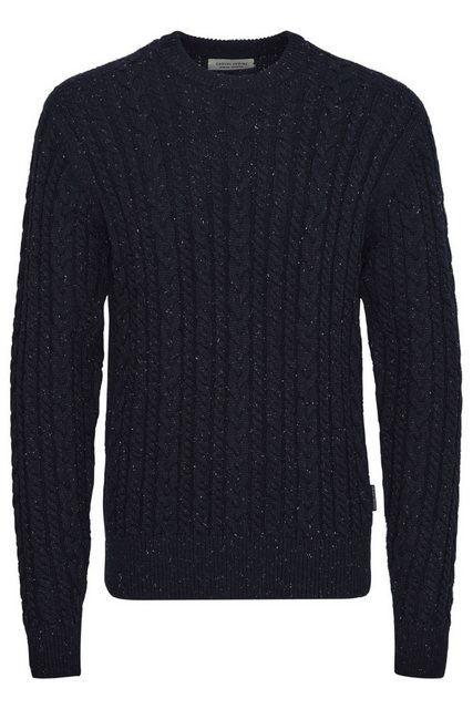 Casual Friday Strickpullover CFKARL cable crew neck knit with neps gemütlic günstig online kaufen