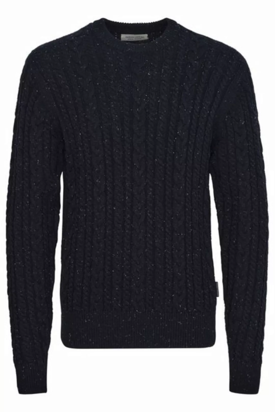 Casual Friday Strickpullover CFKARL cable crew neck knit with neps gemütlic günstig online kaufen