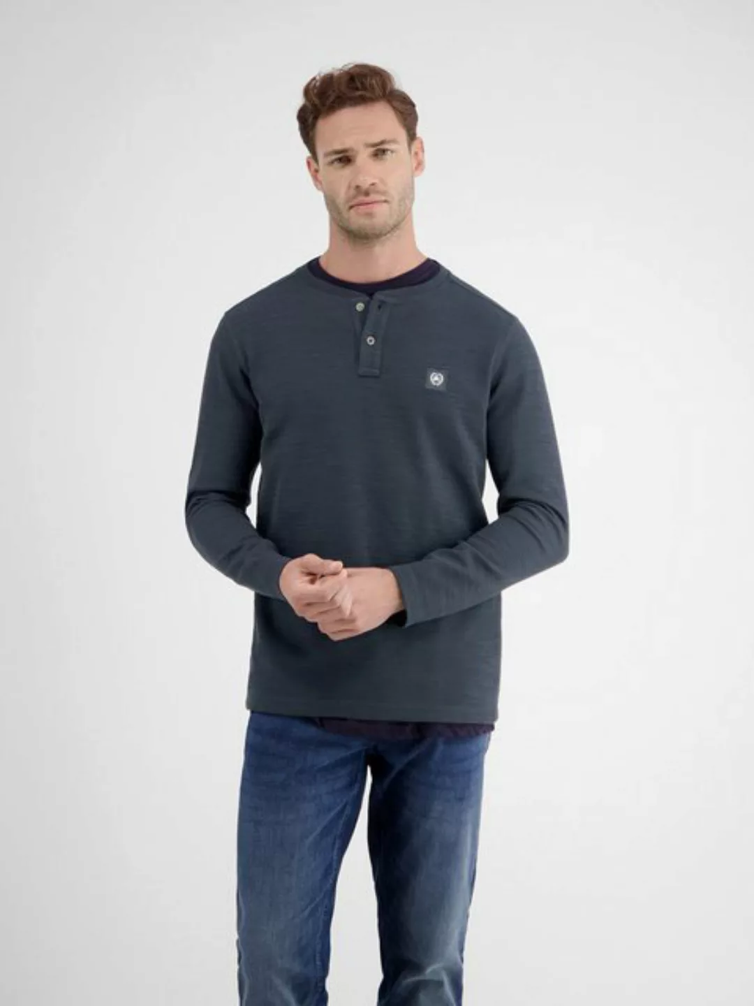 LERROS Henleyshirt LERROS Serafinoshirt für Herren günstig online kaufen