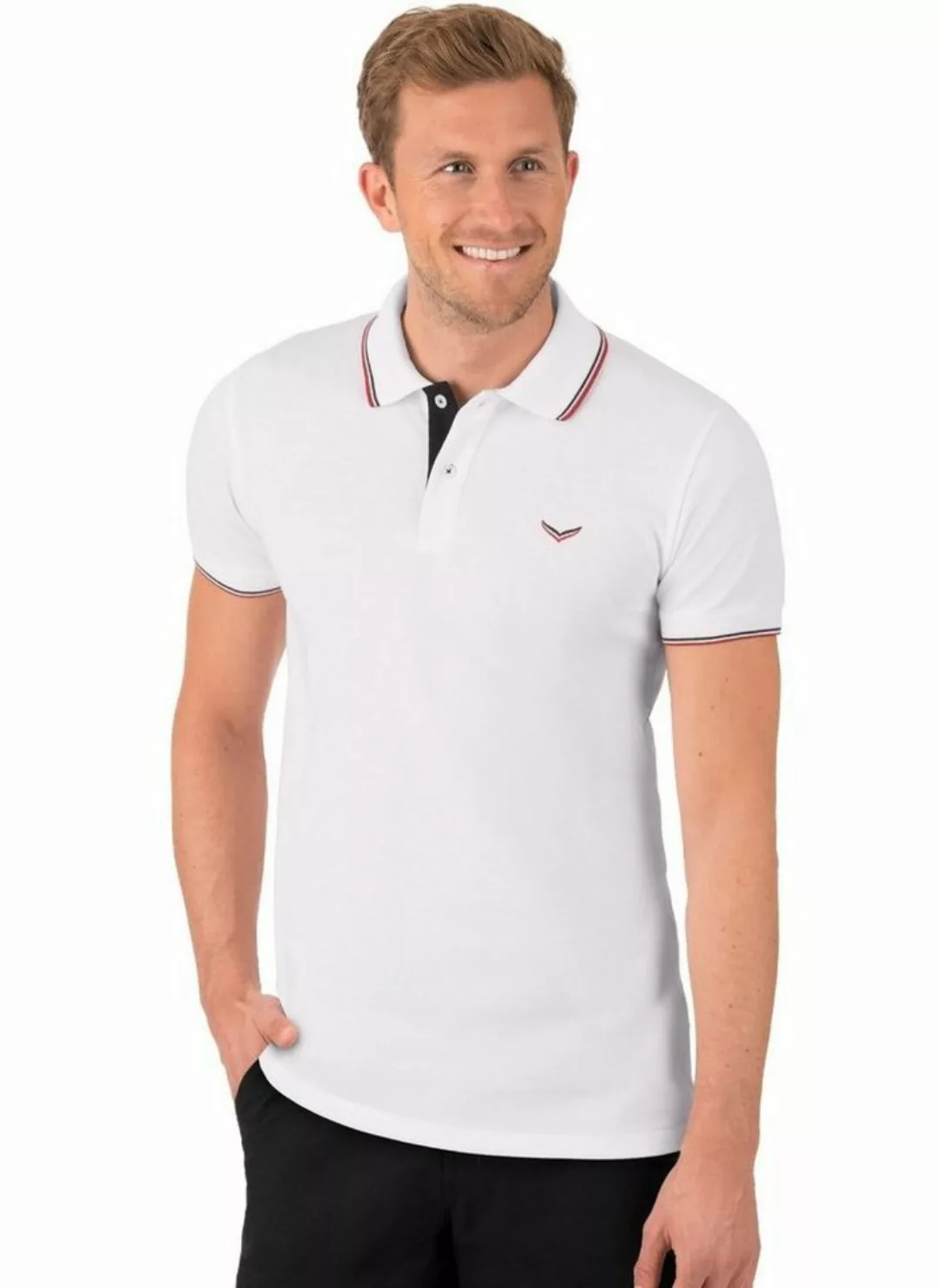 Trigema Poloshirt TRIGEMA Slim Fit Polohemd (1-tlg) günstig online kaufen