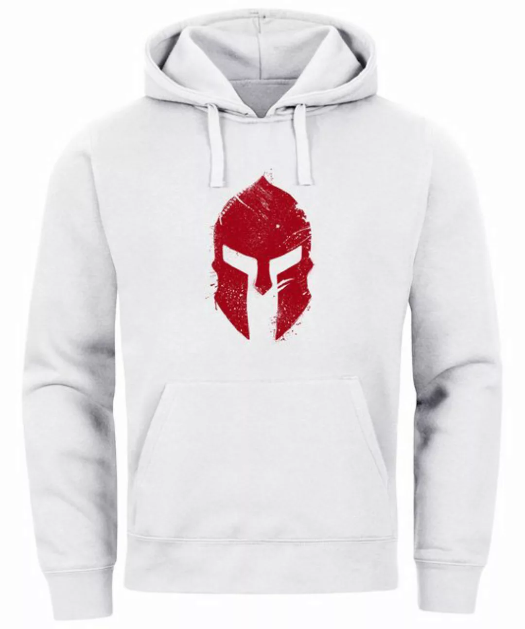 Neverless Hoodie Hoodie Herren Print Sparta-Helm Aufdruck Gladiator Krieger günstig online kaufen