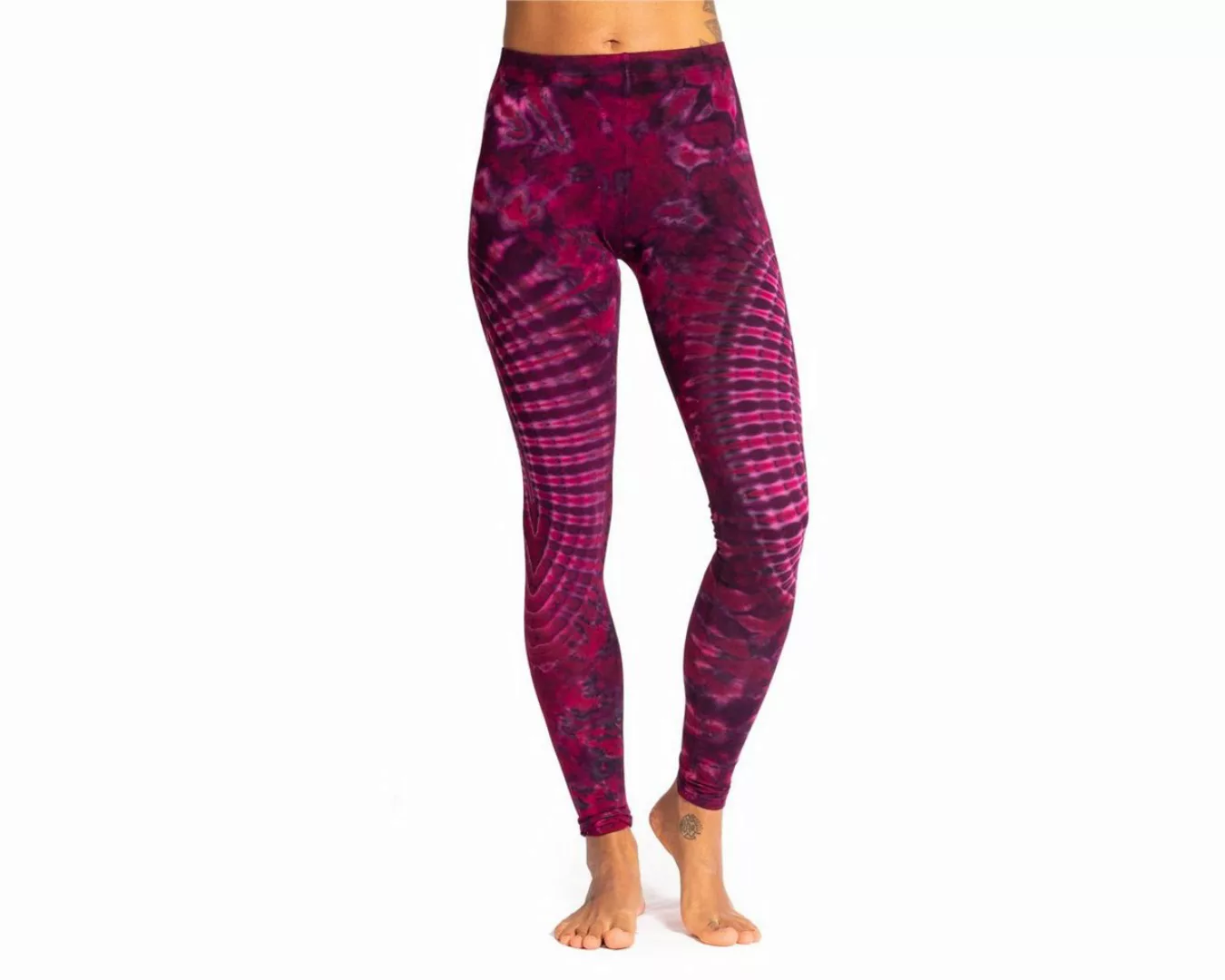 PANASIAM Leggings Unikat Batik Leggings 'Sonne' aus natürlicher Viskose Goa günstig online kaufen