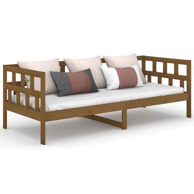 furnicato Bett Tagesbett Honigbraun Massivholz Kiefer 80x200 cm (1-tlg) günstig online kaufen