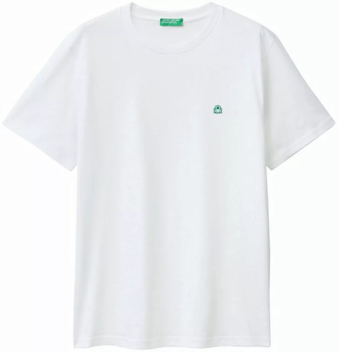 United Colors of Benetton T-Shirt mit Label-Badge günstig online kaufen