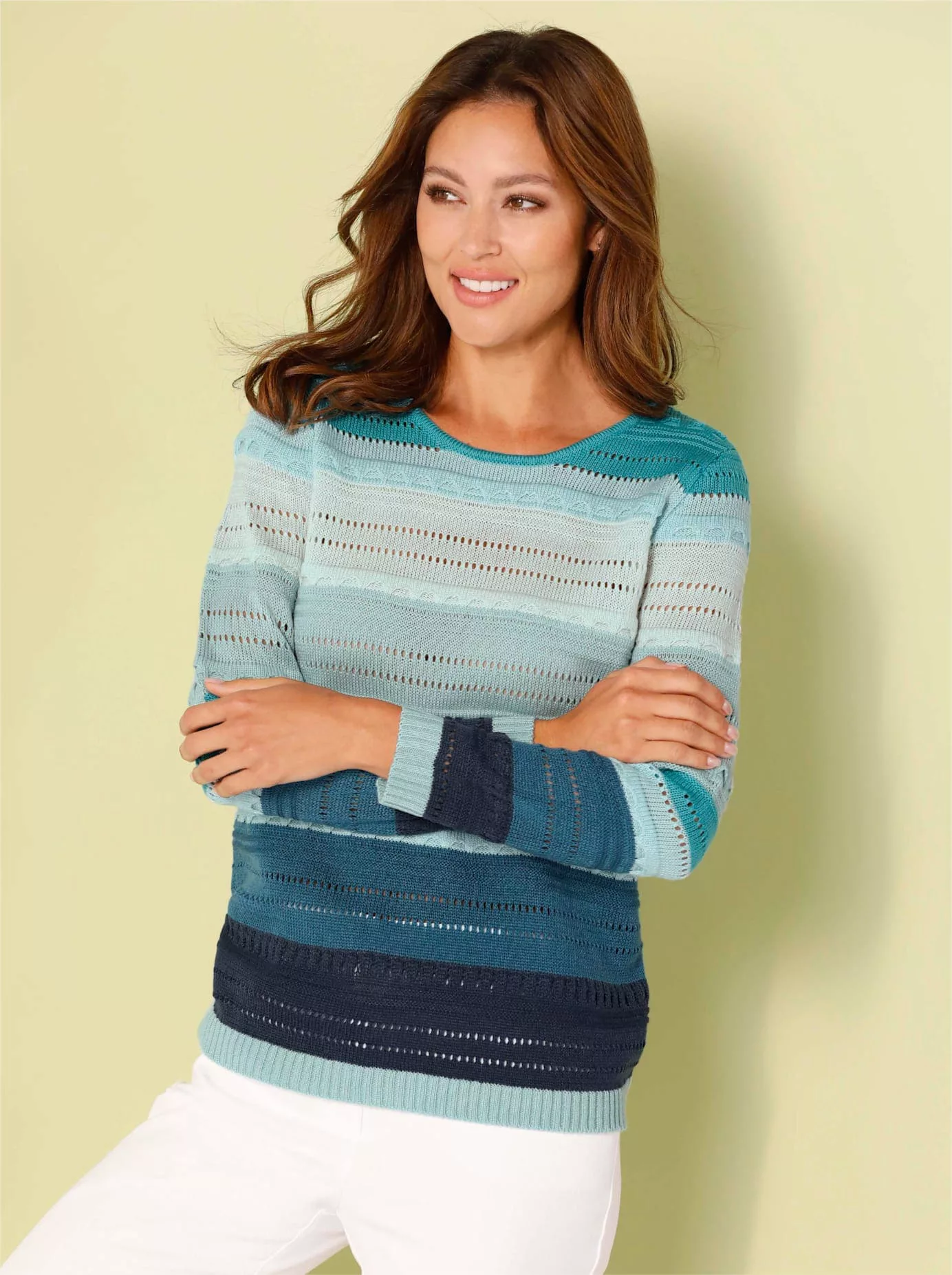 Classic Basics Strickpullover "Langarm-Pullover" günstig online kaufen