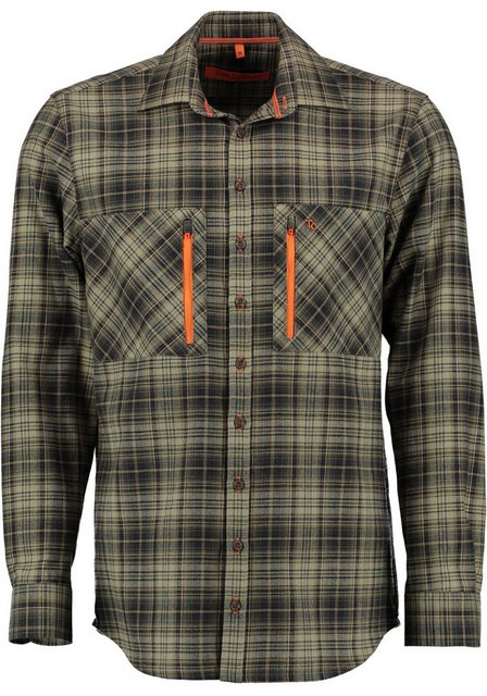 Tom Collins Outdoorhemd Grihol Herren Langarmhemd mit Stickerei auf der Bru günstig online kaufen