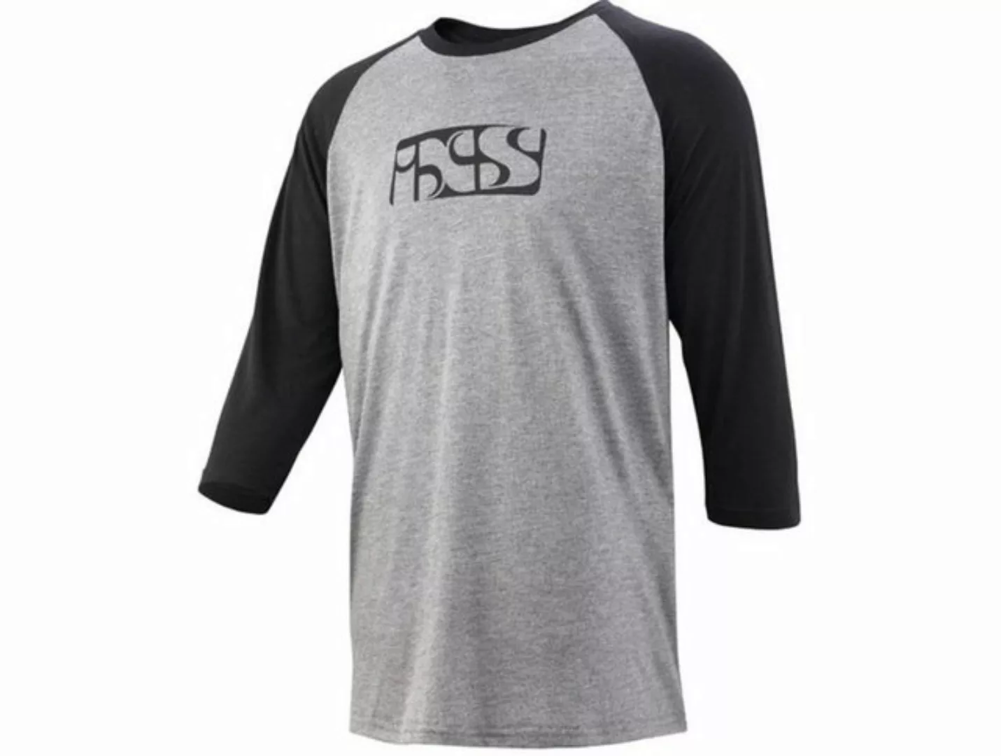 IXS Langarmshirt Longsleeves iXS Brand Tee 3/4 6.1 T-Shirt - Anthrazite/Bla günstig online kaufen