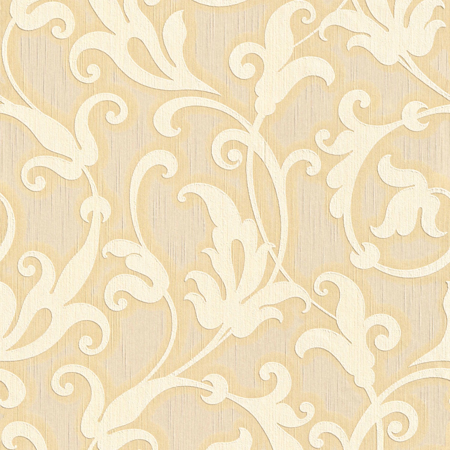 Tadessi Tapete Barock Nicolo M1 No 3764 Vliestapete Gelb Gold Klassik Baroc günstig online kaufen