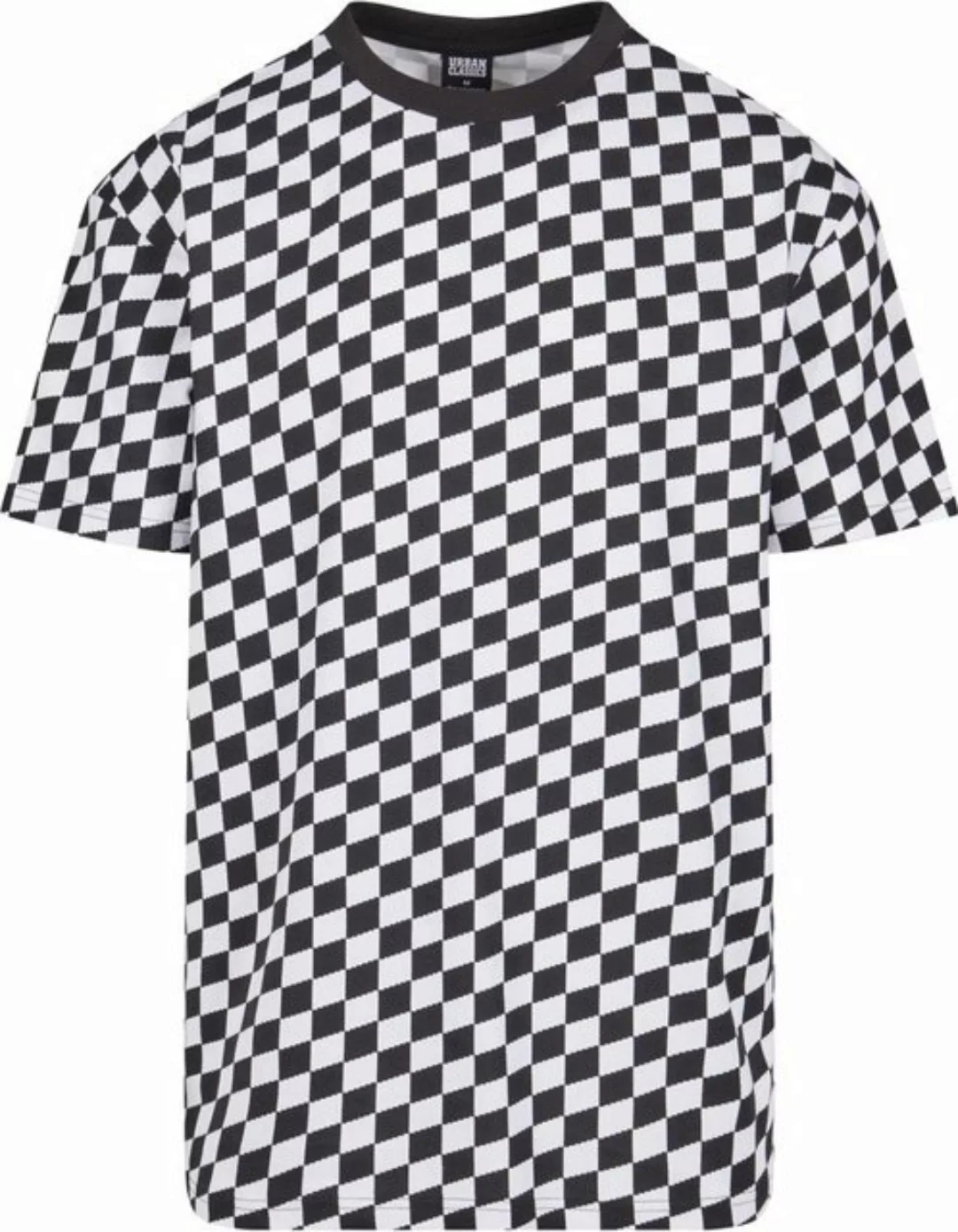 URBAN CLASSICS Langarmhemd Urban Classics Herren Oversized Check Tee (1-tlg günstig online kaufen