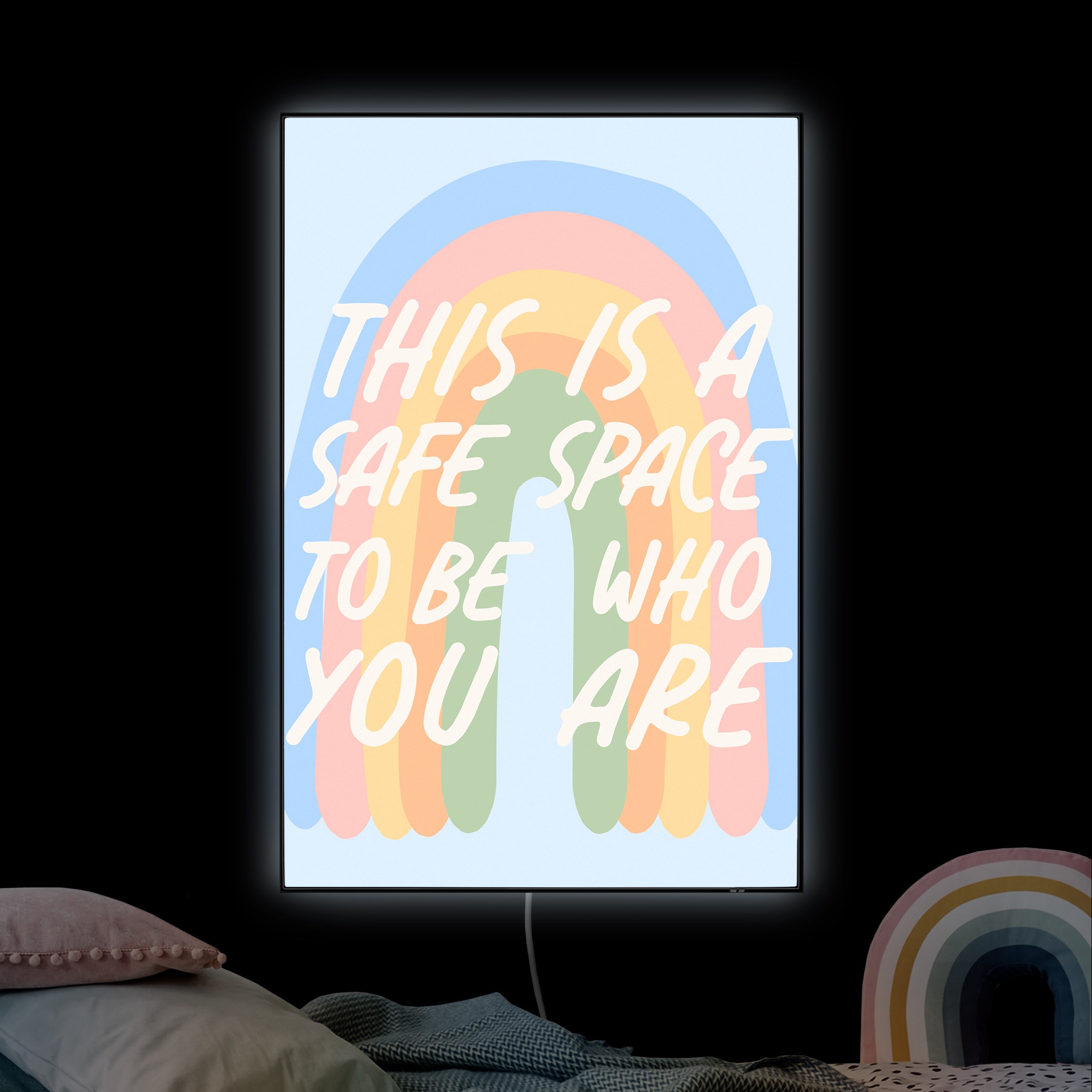 LED-Wechselbild Safe Place Rainbow günstig online kaufen