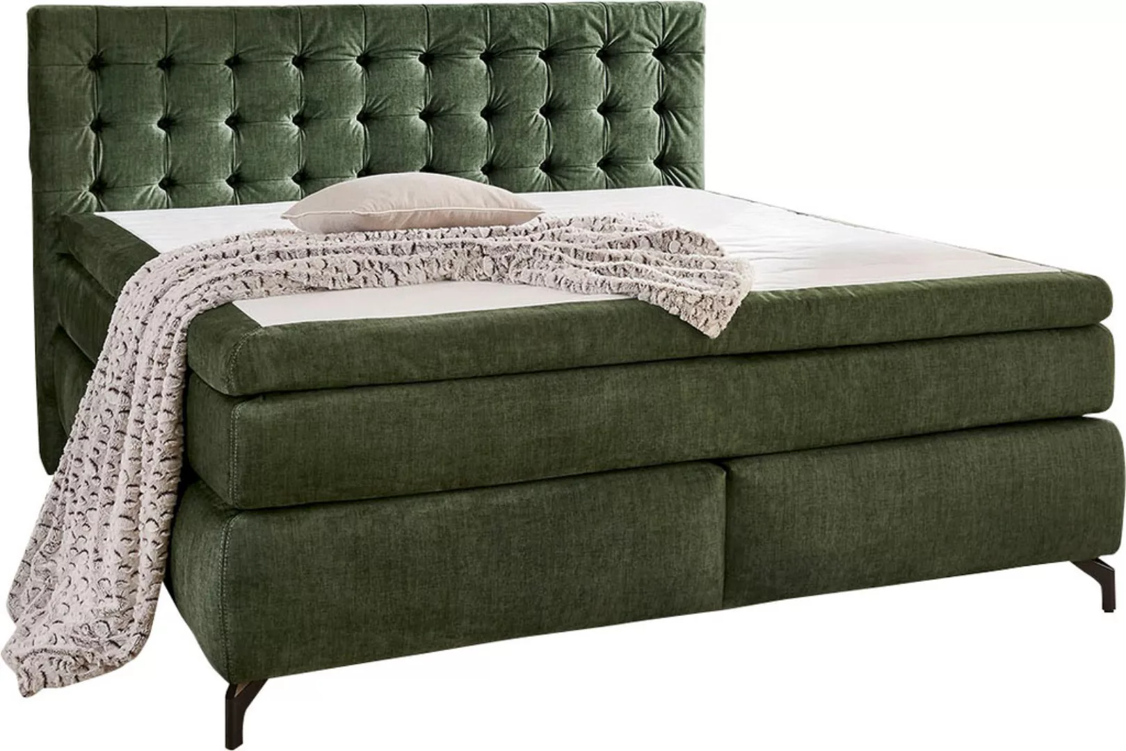 Jockenhöfer Gruppe Boxspringbett "Jessica inklusive 9cm Kaltschaum-Topper", günstig online kaufen