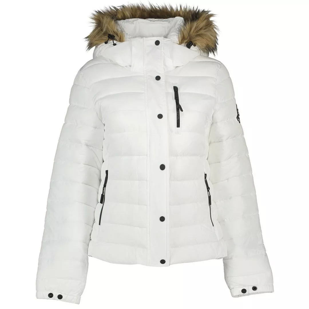 Superdry Classic Faux Fur Fuji Jacke S White günstig online kaufen