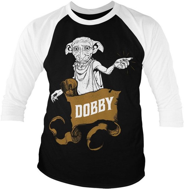 Harry Potter T-Shirt Dobby Baseball 3/4 Sleeve Tee günstig online kaufen