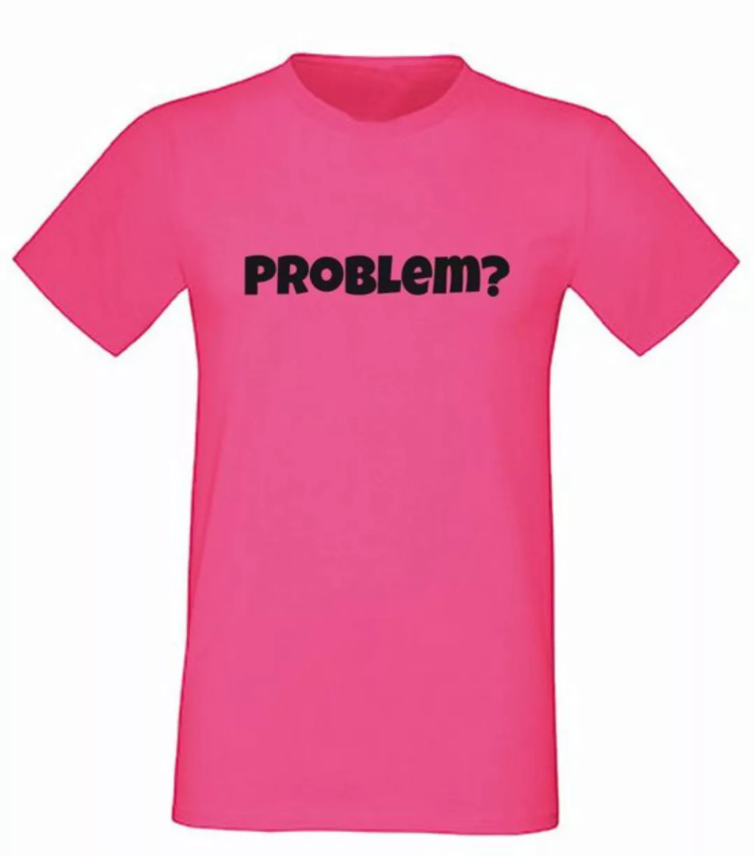 G-graphics T-Shirt Problem? Herren T-Shirt, Pink-Black-Men-Edition, mit Fro günstig online kaufen