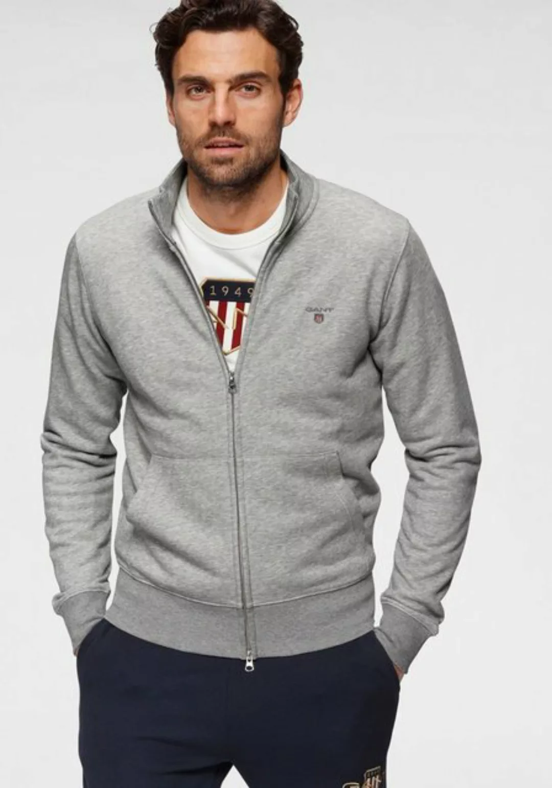 Gant Sweatjacke ORIGINAL FULL ZIP CARDIGAN günstig online kaufen