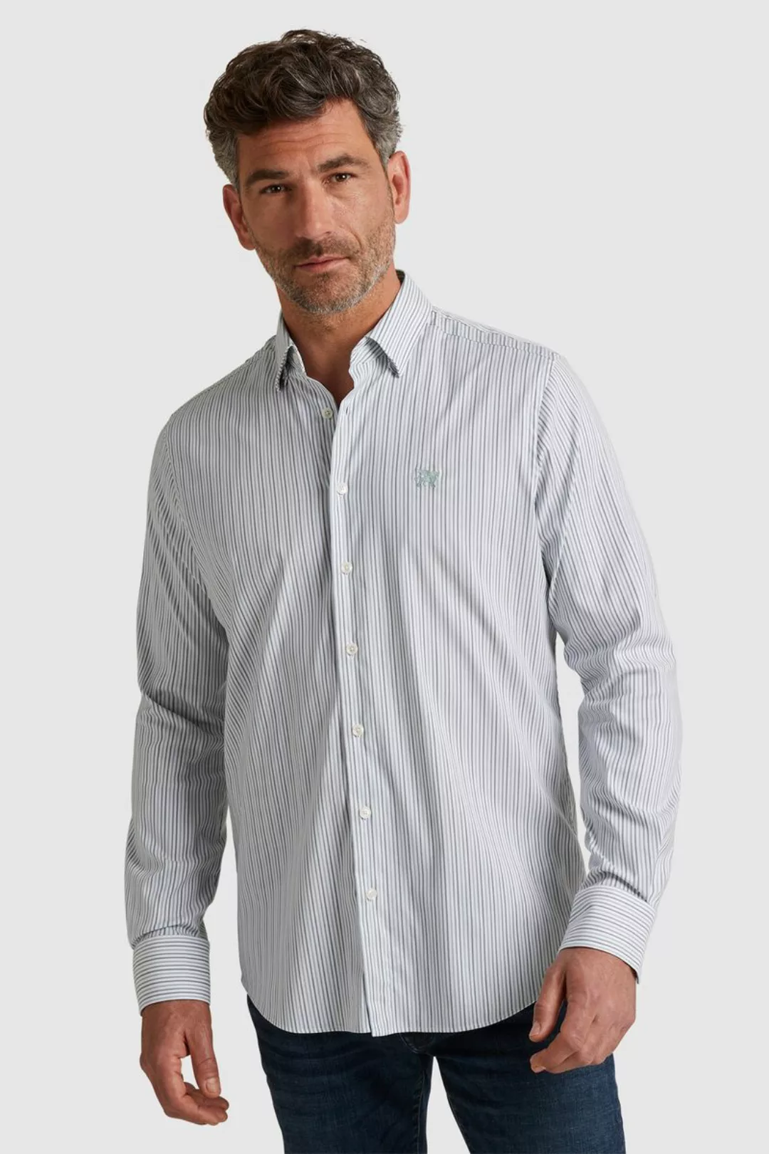 Vanguard Hemd Streifen Hellblau - Größe XXL günstig online kaufen